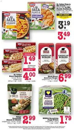 Block House American Burger, tiefgefroren, 4 x 125 g ab 03.05.2026 gültig | Seite: 37 | Produkte: Burger, Baguette, Salami, Pizza