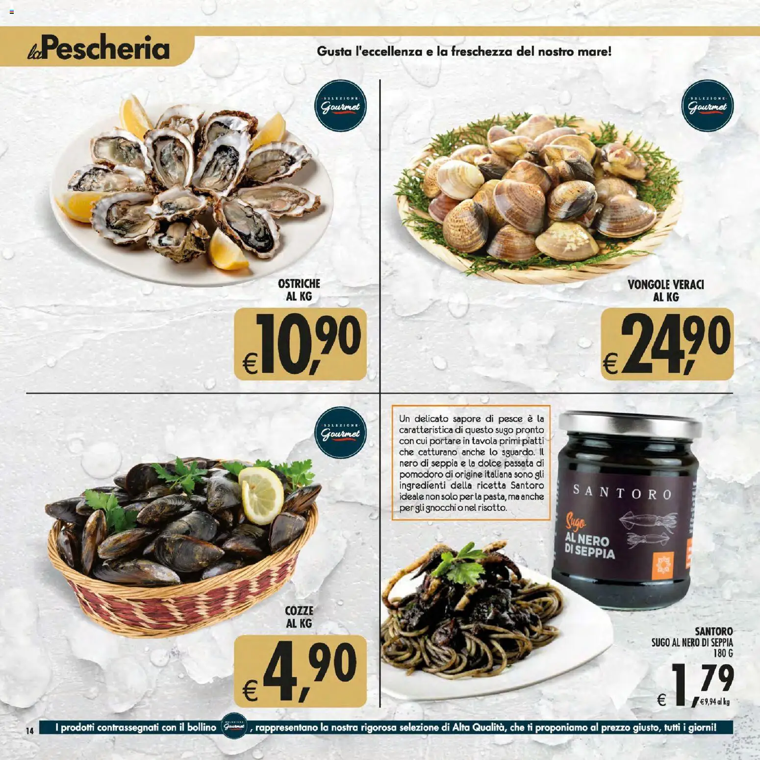 Volantino Decò del 21/08/2026 | Pagina: 14 | Prodotti: Pesce, Piatti, Ingredienti, Sugo
