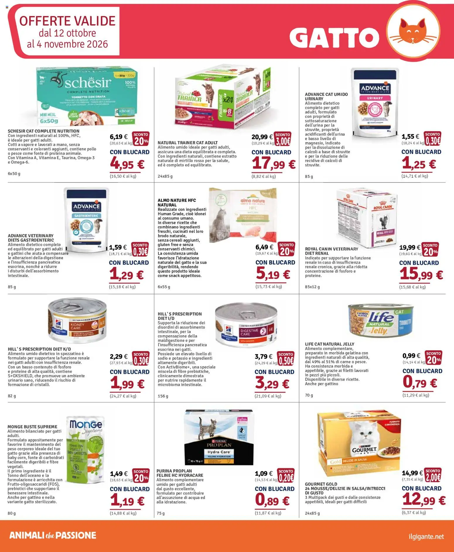 Volantino Il Gigante del 12/10/2026 | Pagina: 4 | Prodotti: Pollo, Acqua, Salsa, Carne