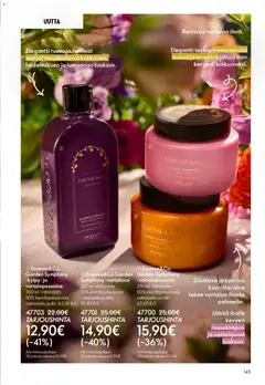 Oriflame-mainoslehti voimassa 22.04.2026 alkaen | Sivu: 145 | Tuotteet: Vartalovoi, Tuoksu, Kylpy