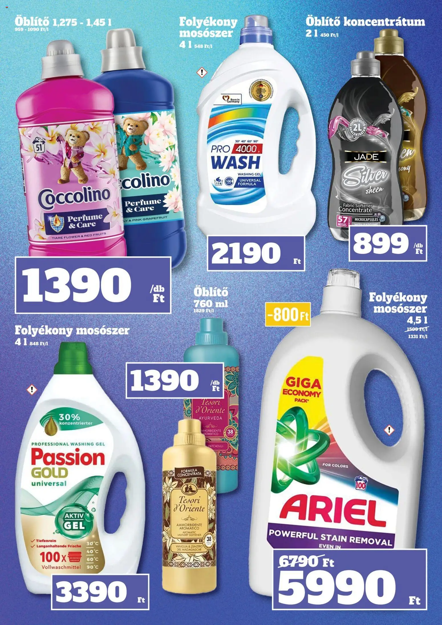Family Diszkont akciós ujság - amely érvényes a következő dátumtól: 04.06.2026 | Oldal: 24 | Termékek: Ariel, Coccolino, Folyékony mosószer, Grapefruit