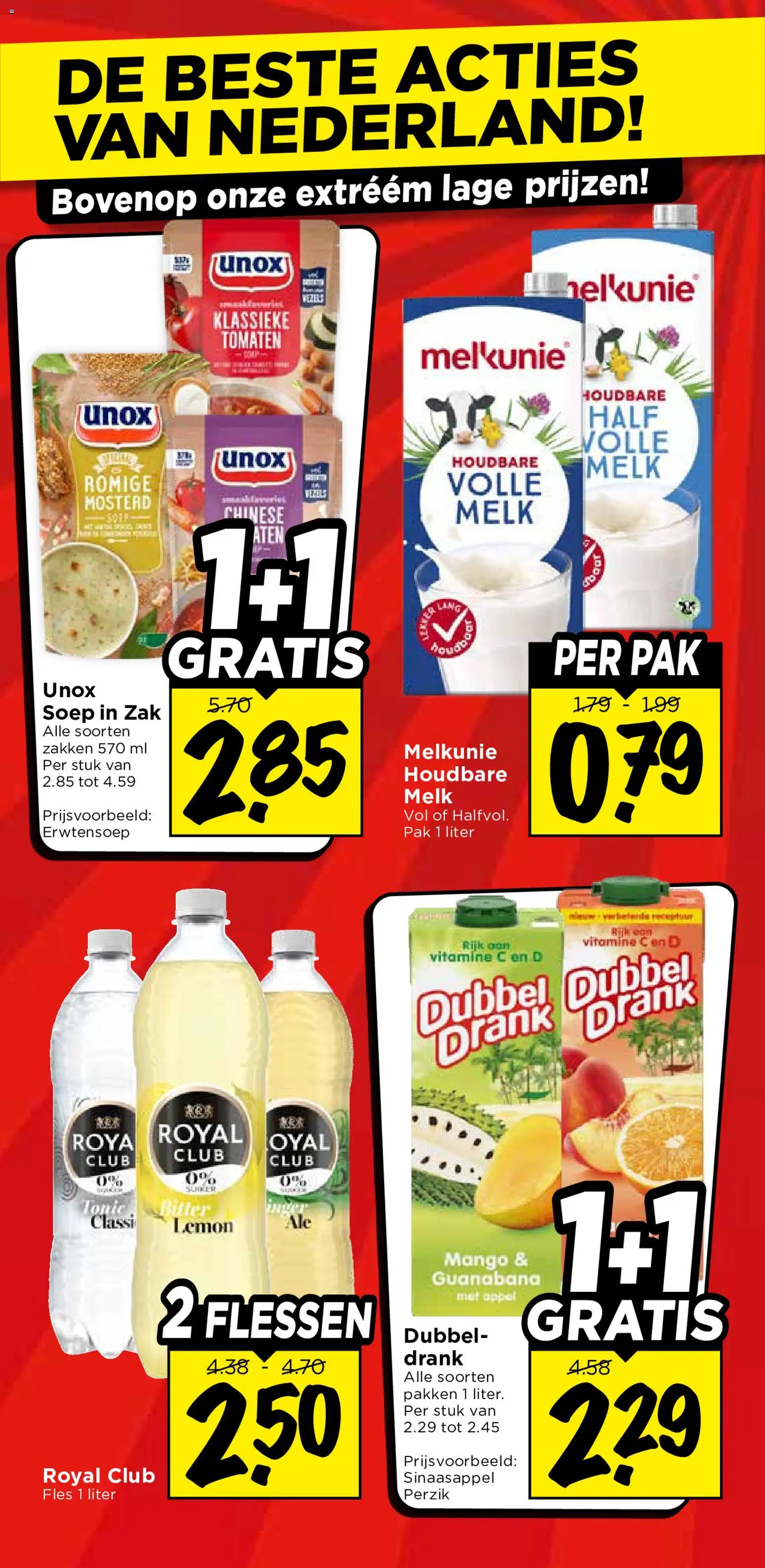 {H1} | Pagina: 5 | Producten: Melk, Volle melk, Zak, Mango