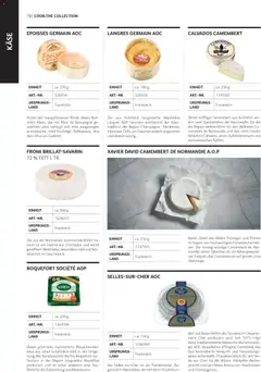 Transgourmet Cook Look-Book ab 08.04.2026 gültig | Seite: 78 | Produkte: Ofen, Käse
