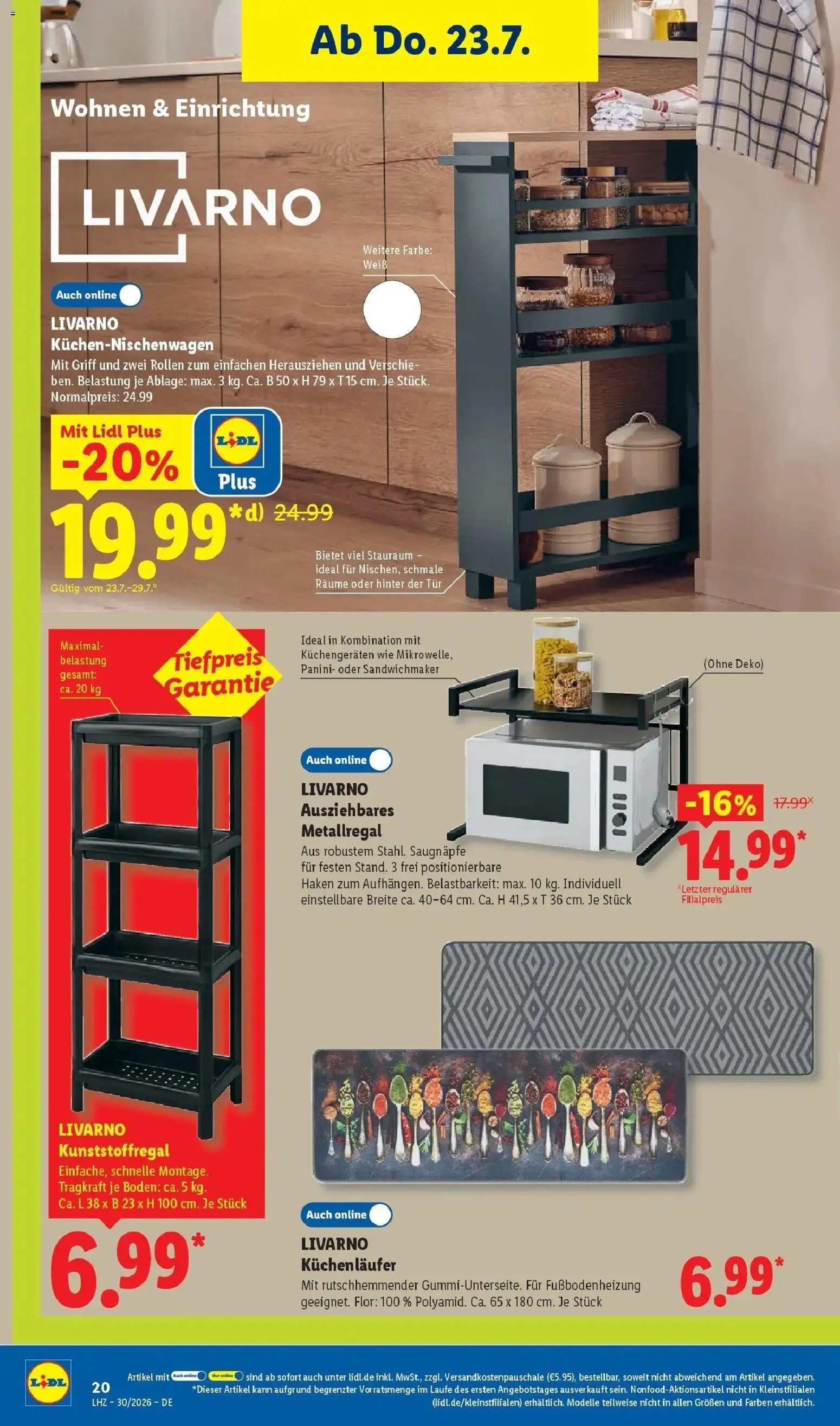 Lidl Prospekt Villingen-schwenningen – gültig ab 20.07.2026 | Seite: 44 | Produkte: Sandwichmaker, Tür