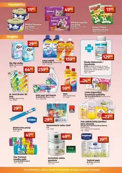 Náhled letáku Coop leták - Tuty od 15.07.2026 | Strana: 9 | Produkty: Vložky, Taška, Ariel, Utěrka