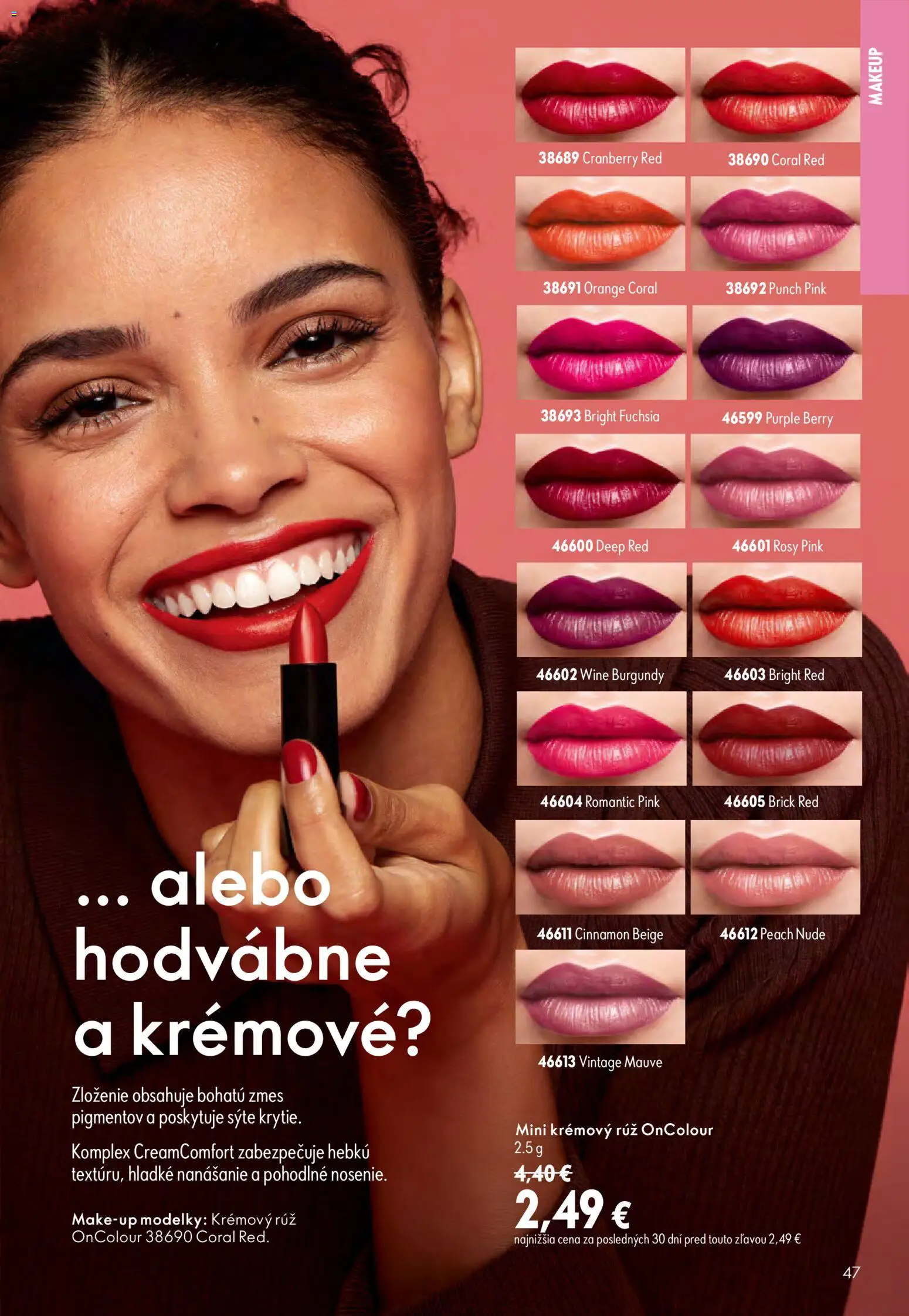 Nové Oriflame akcie – leták je platný od 29.07.2026 | Strana: 47