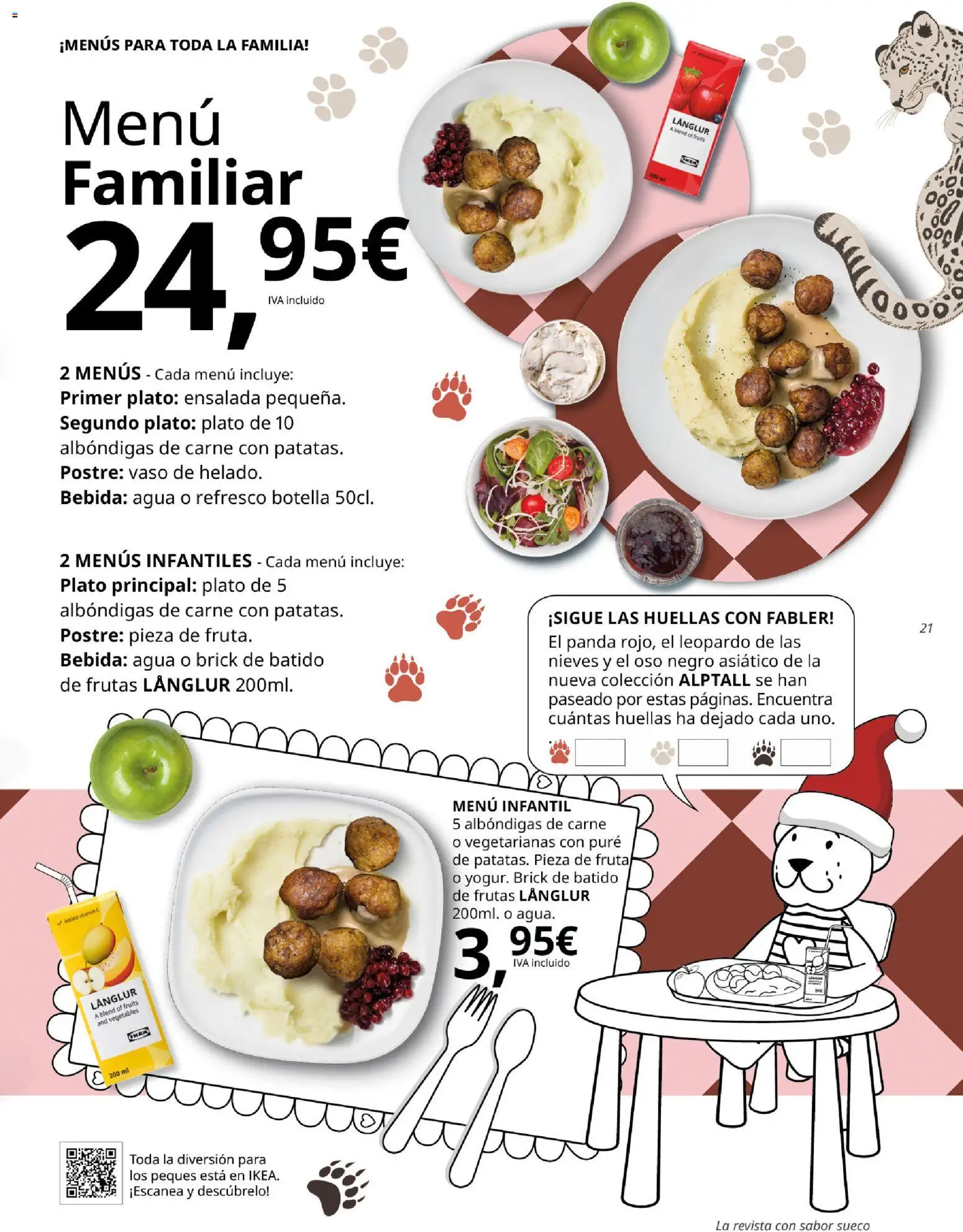 IKEA - Fika │ válido desde el 01/10/2026 | Página: 21 | Productos: Puré, Postre, Batido de frutas, Carne