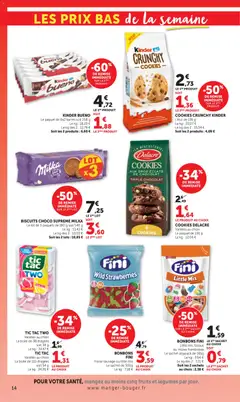bi1 - Prévisualisation de bi1 Catalogue spécial prix bas valide à partir de 16.06.2026 | Page: 14 | Produits: Citron, Framboise, Dragées, Biscuits