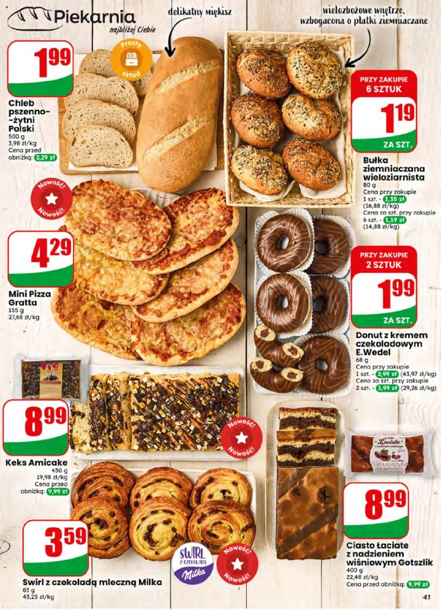 Dino gazetka od 24.06.2026 | Strona: 41 | Produkty: Ciasto, Milka, Czekolada, Płatki