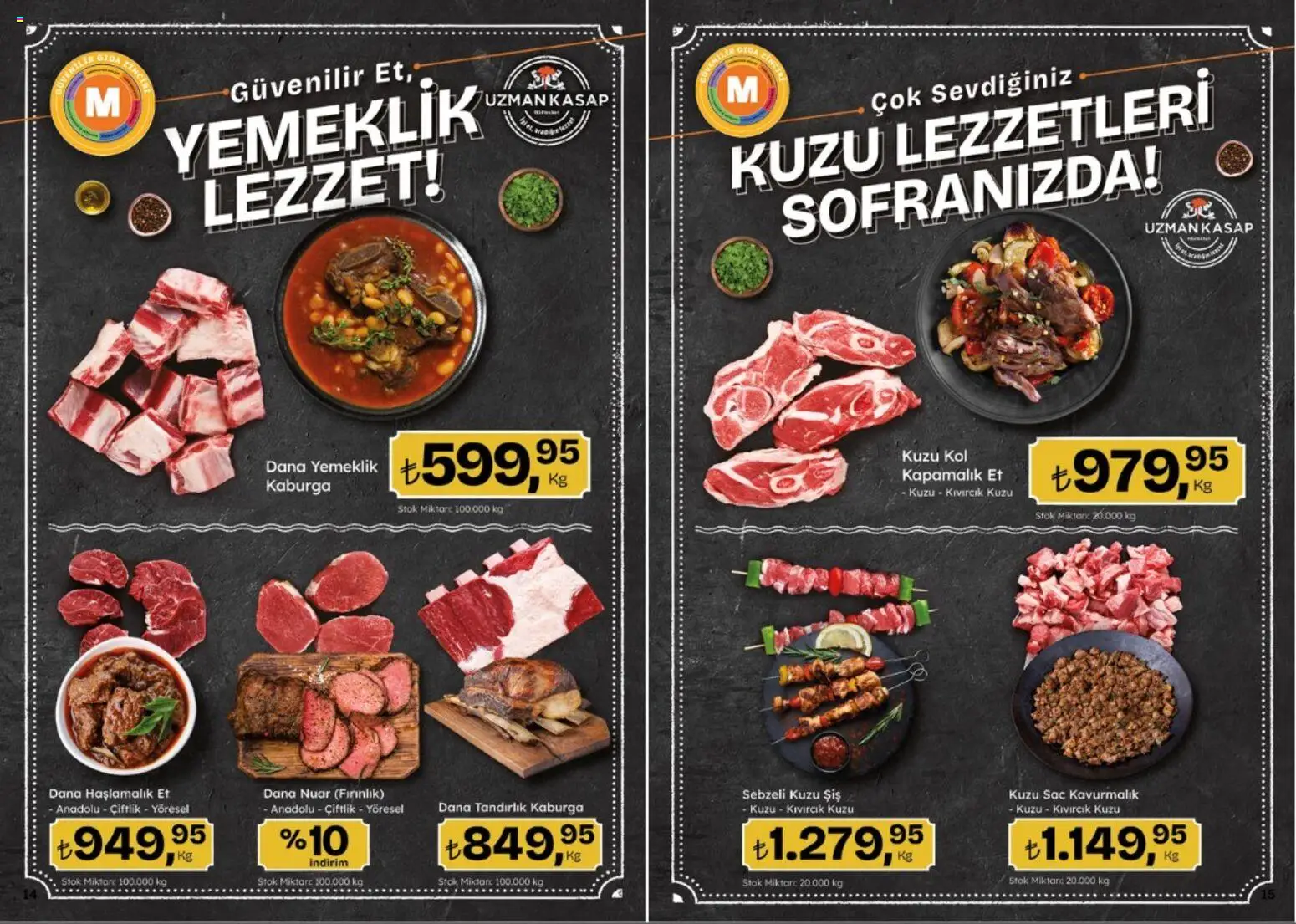 Migros Katalog - Migroskop - 22 Ekim 2026 tarihinden itibaren geçerlidir | Sayfa: 8 | Ürünler: Et