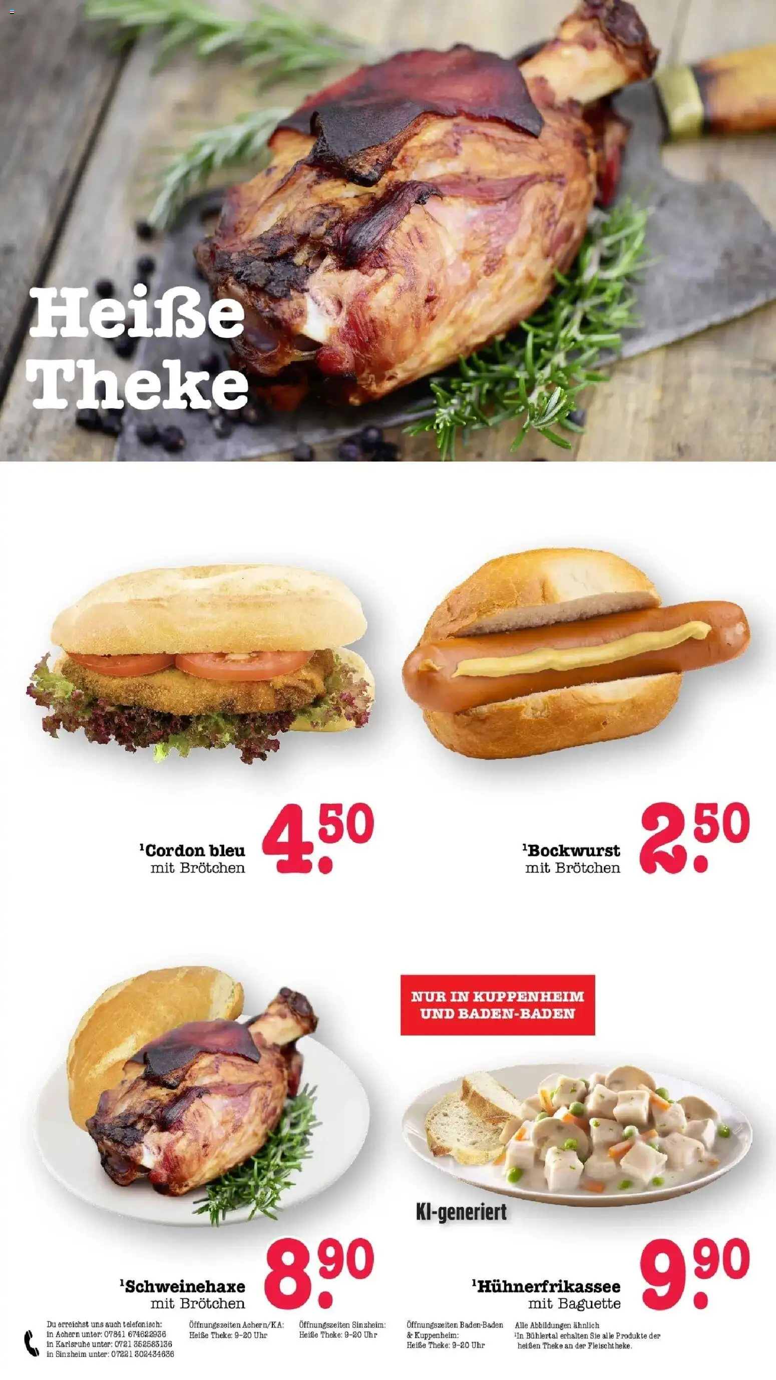 E center Prospekt Achern (ab 31.08.2026) zum Blättern | Seite: 13 | Produkte: Theke, Baguette, Uhr