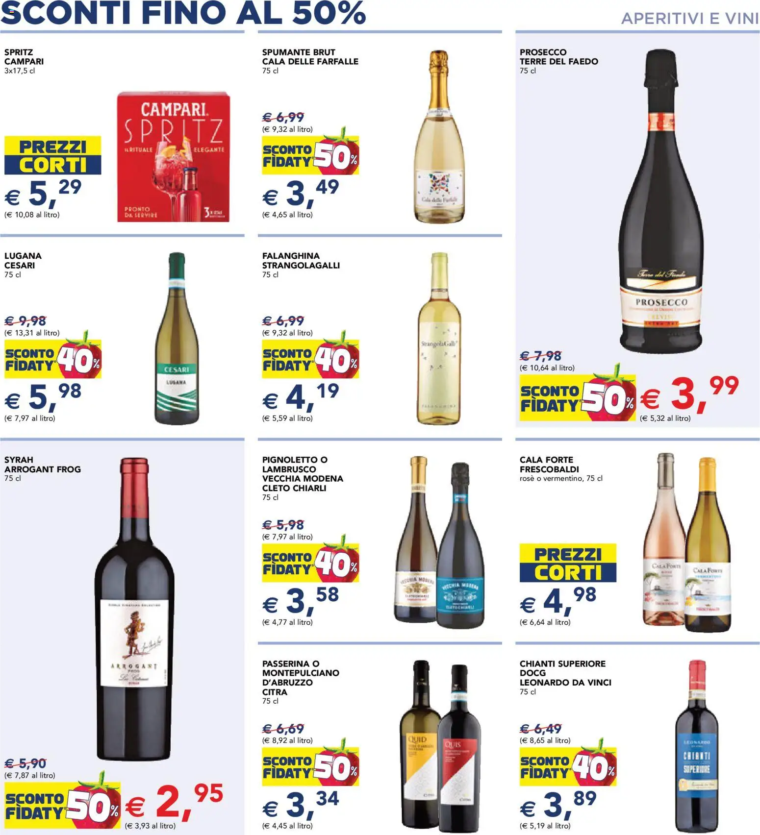 Volantino Esselunga S del 08.06.2026 | Pagina: 11 | Prodotti: Prosecco, Spumante