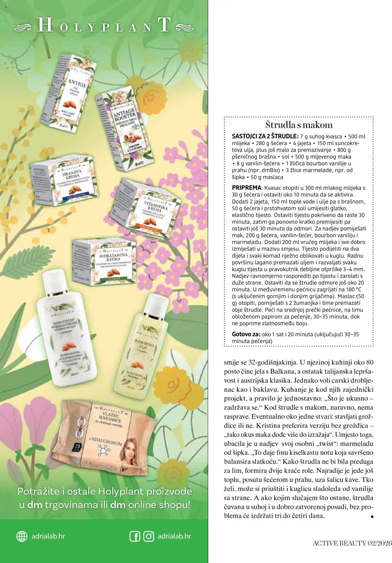 DM katalog | vrijedi od 01.05.2026 | Stranica: 54 | Proizvodi: Maslac, Ulje, Sat, Štrudle