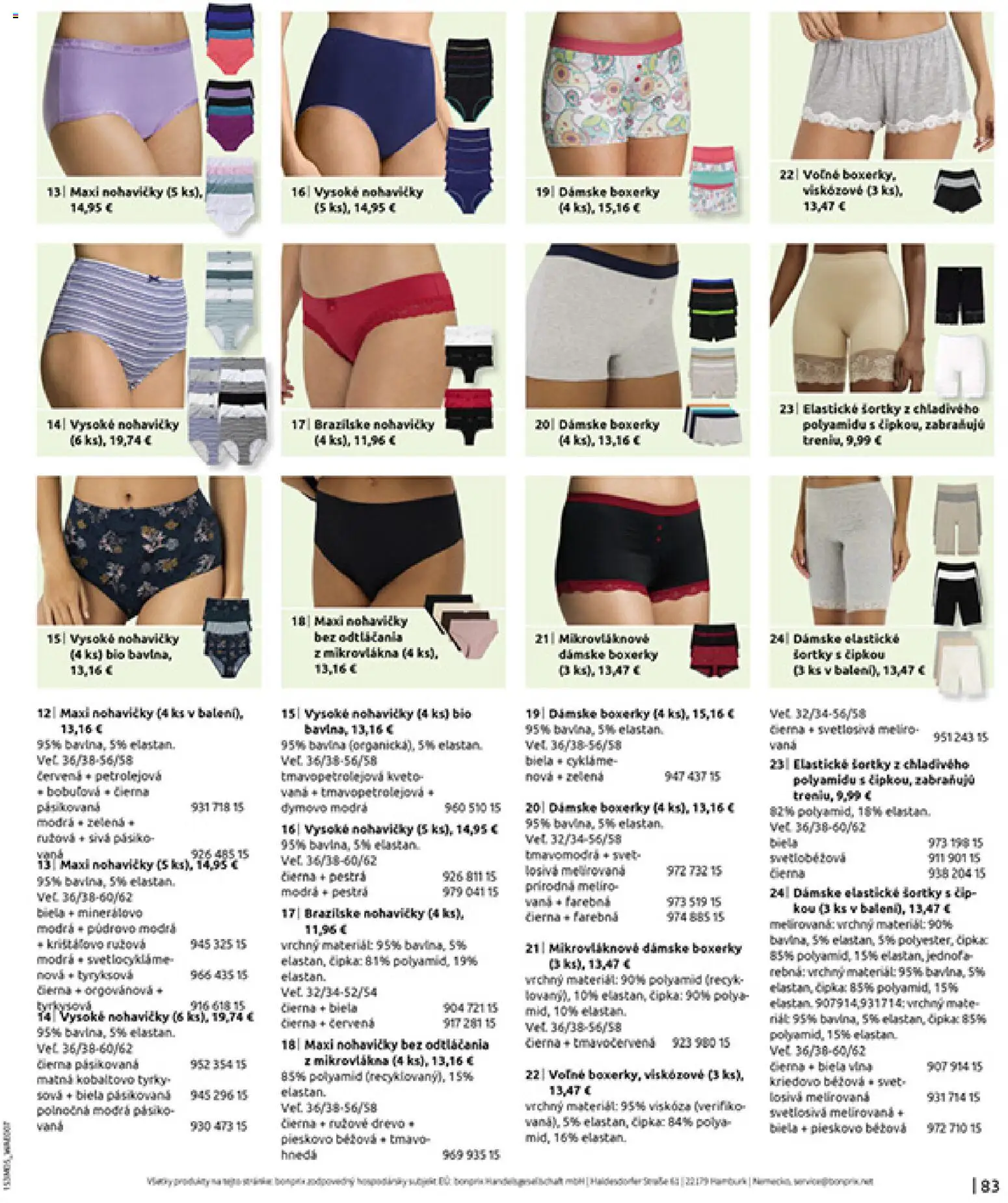 Nové Bonprix akcie – leták je platný od 05.05.2026 | Strana: 85 | Produkty: Vaňa, Nohavičky, Boxerky