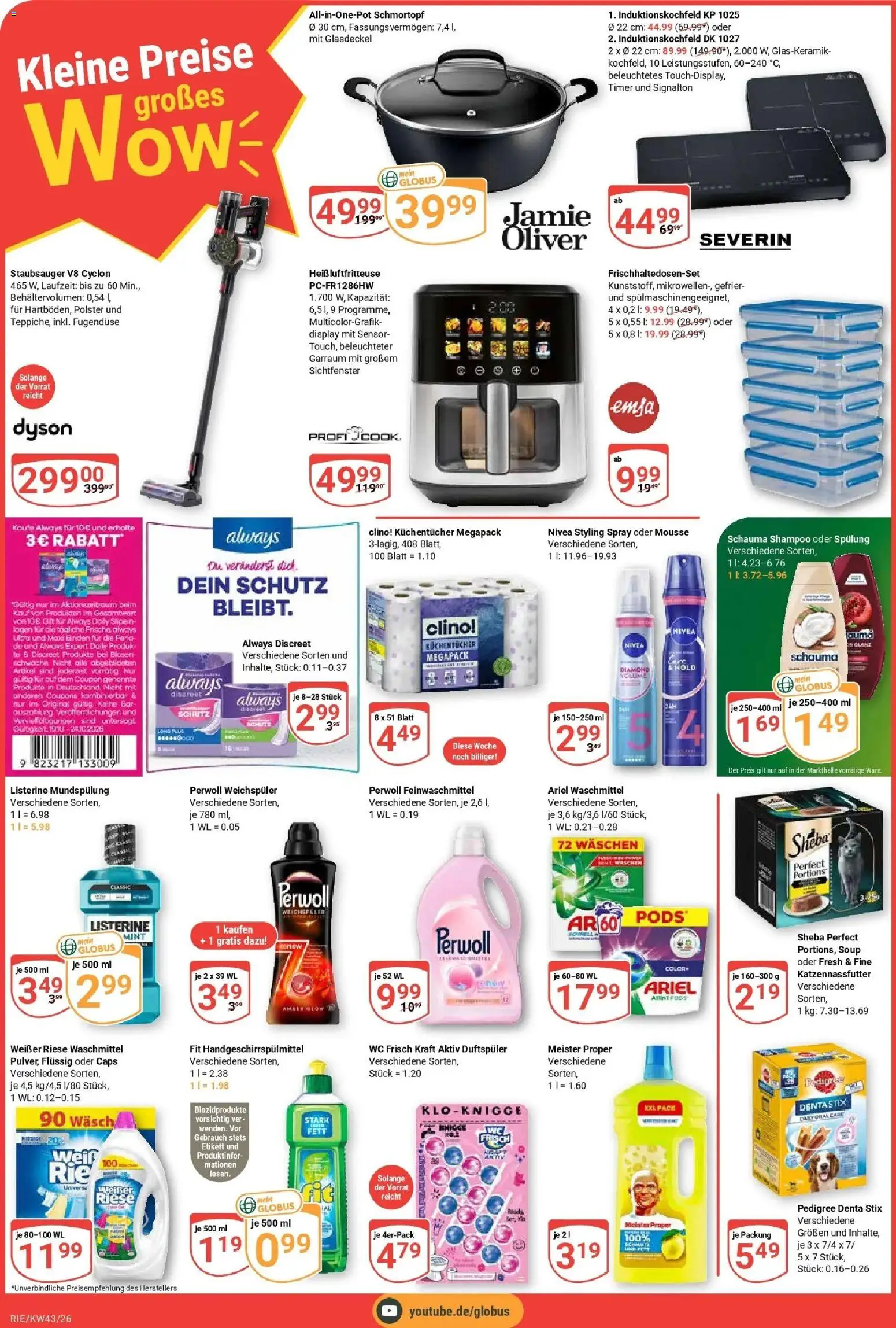 Globus Prospekt Bochum-Riemke (ab 19.10.2026) » Angebote online | Seite: 4 | Produkte: Met, Ariel, Shampoo, Listerine
