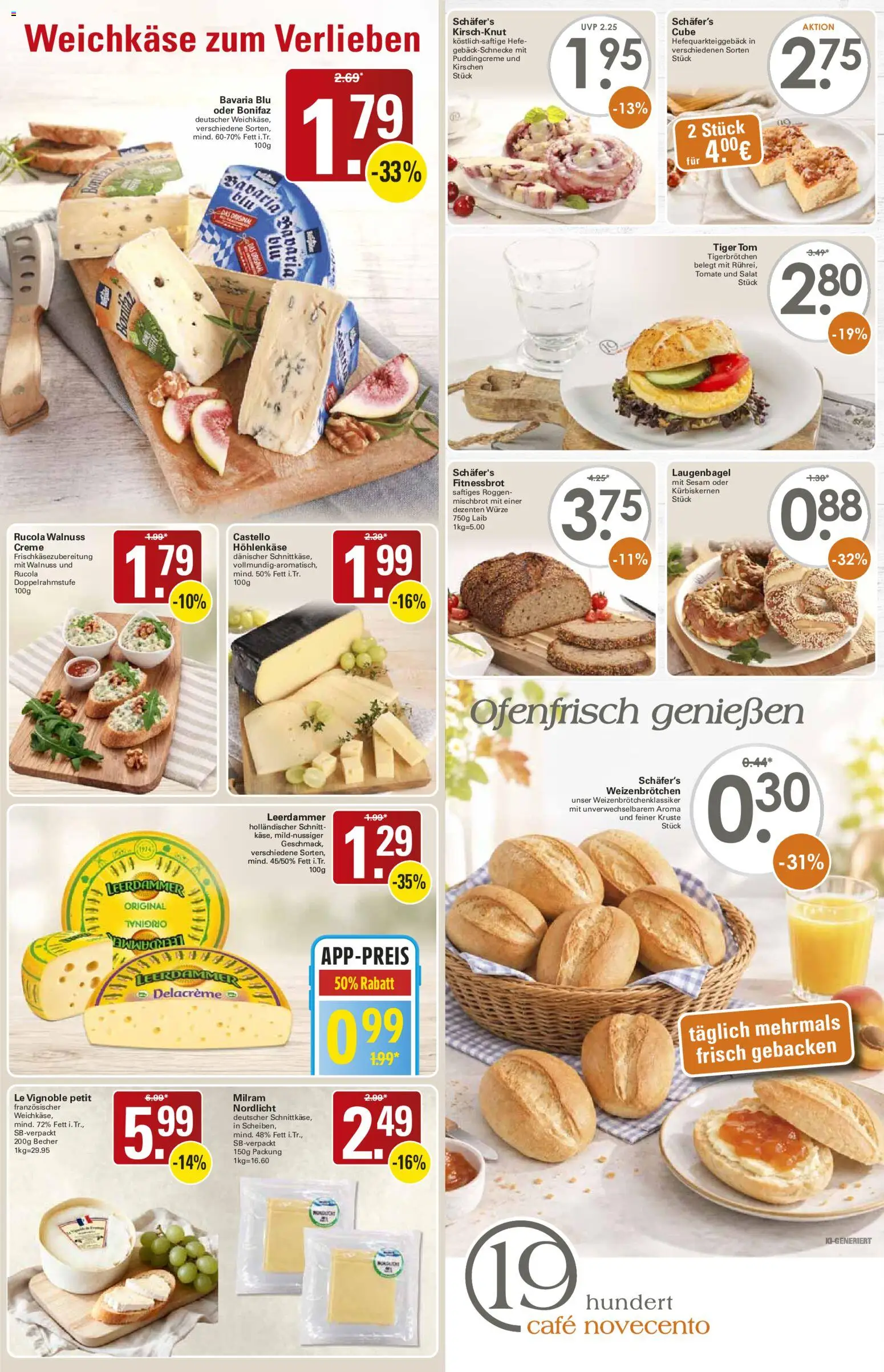 WEZ Prospekt – gültig ab 19.10.2026 | Seite: 5 | Produkte: Leerdammer, Creme, Milram, Salat