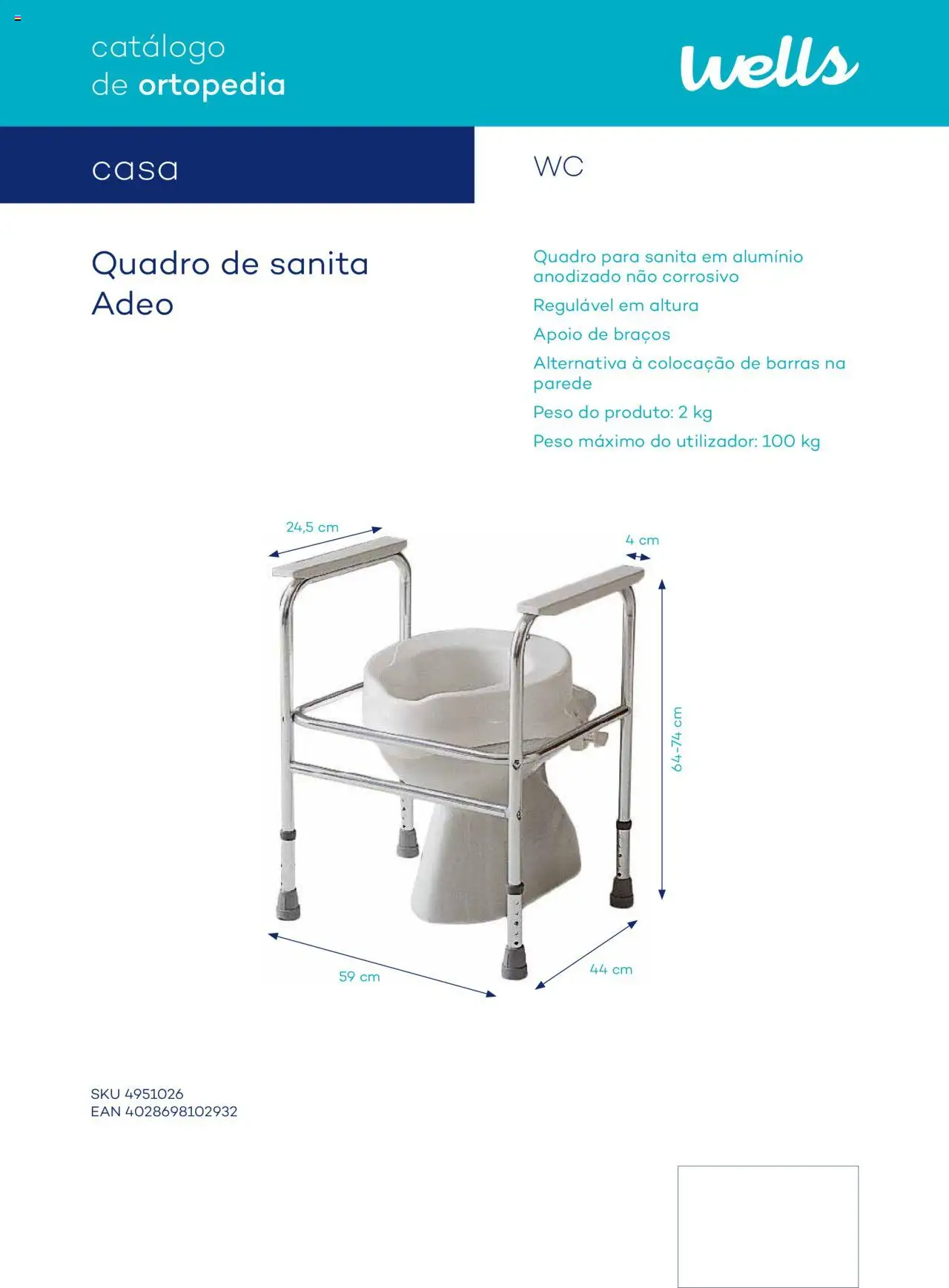 Well’s Catálogo de Ortopedia » de 12/02/2024 — page 146