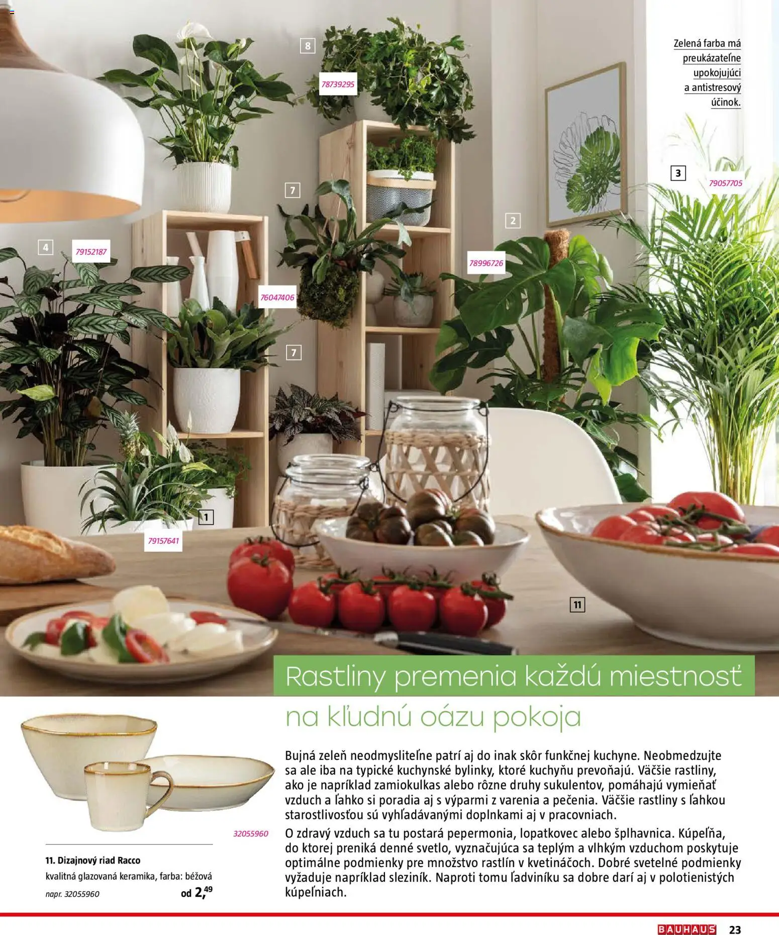 Nové Bauhaus akcie – leták je platný od 03.08.2026 | Strana: 23 | Produkty: Riad