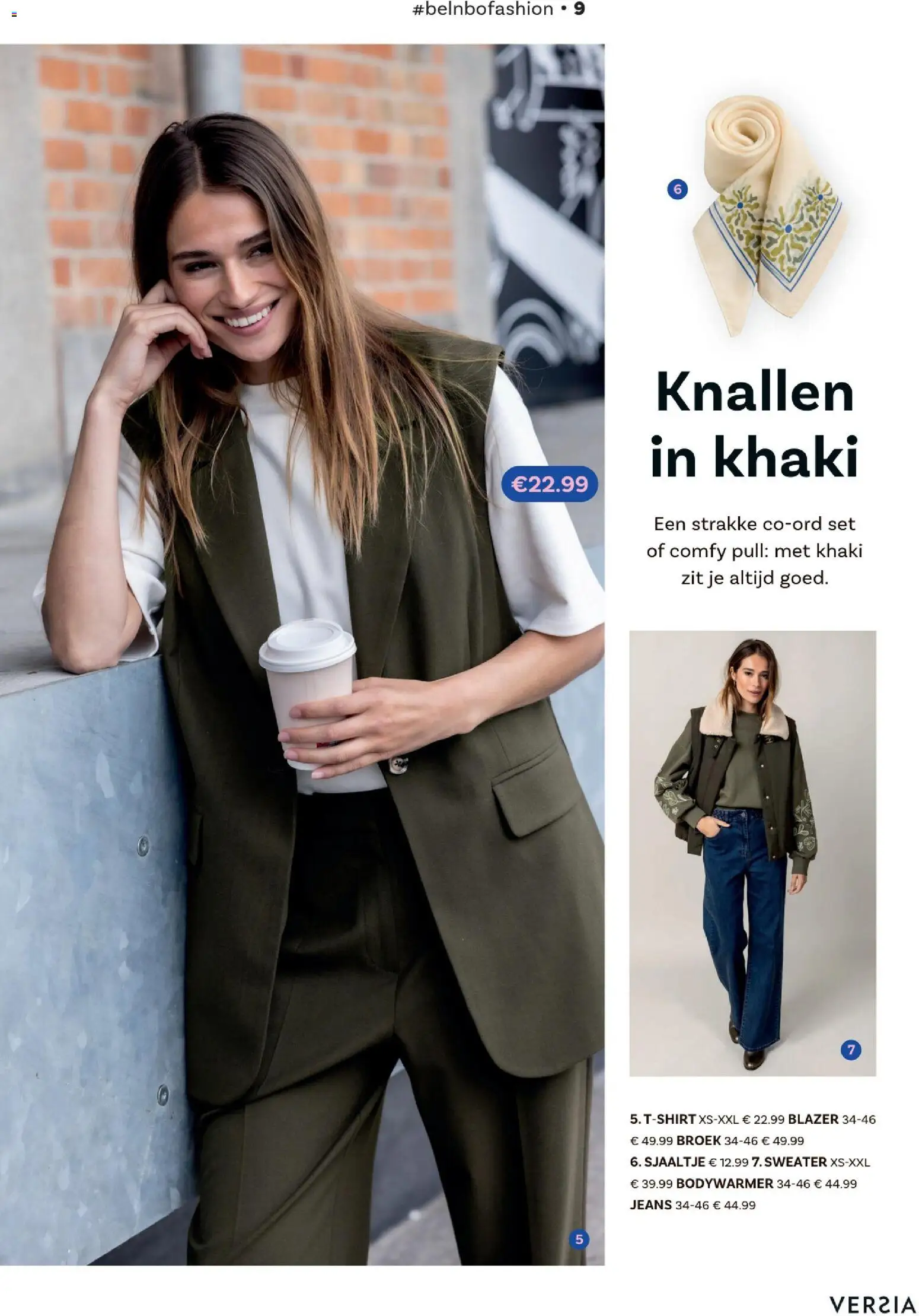 {H1} | Pagina: 9 | Producten: Sjaaltje, Sweater, Broek