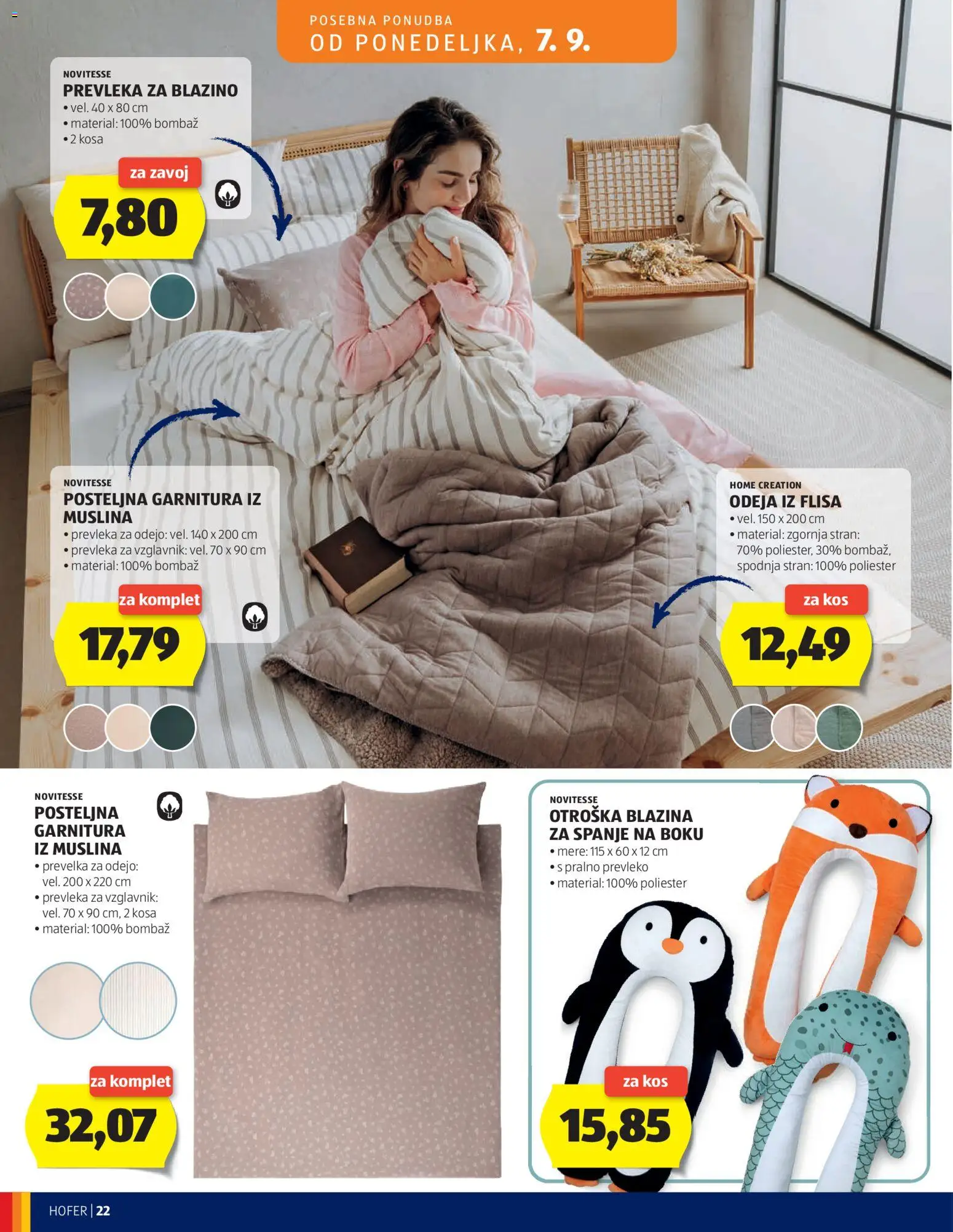 Novi Hofer katalog ponudbe – veljaven od 02.09.2026 | Stran: 22