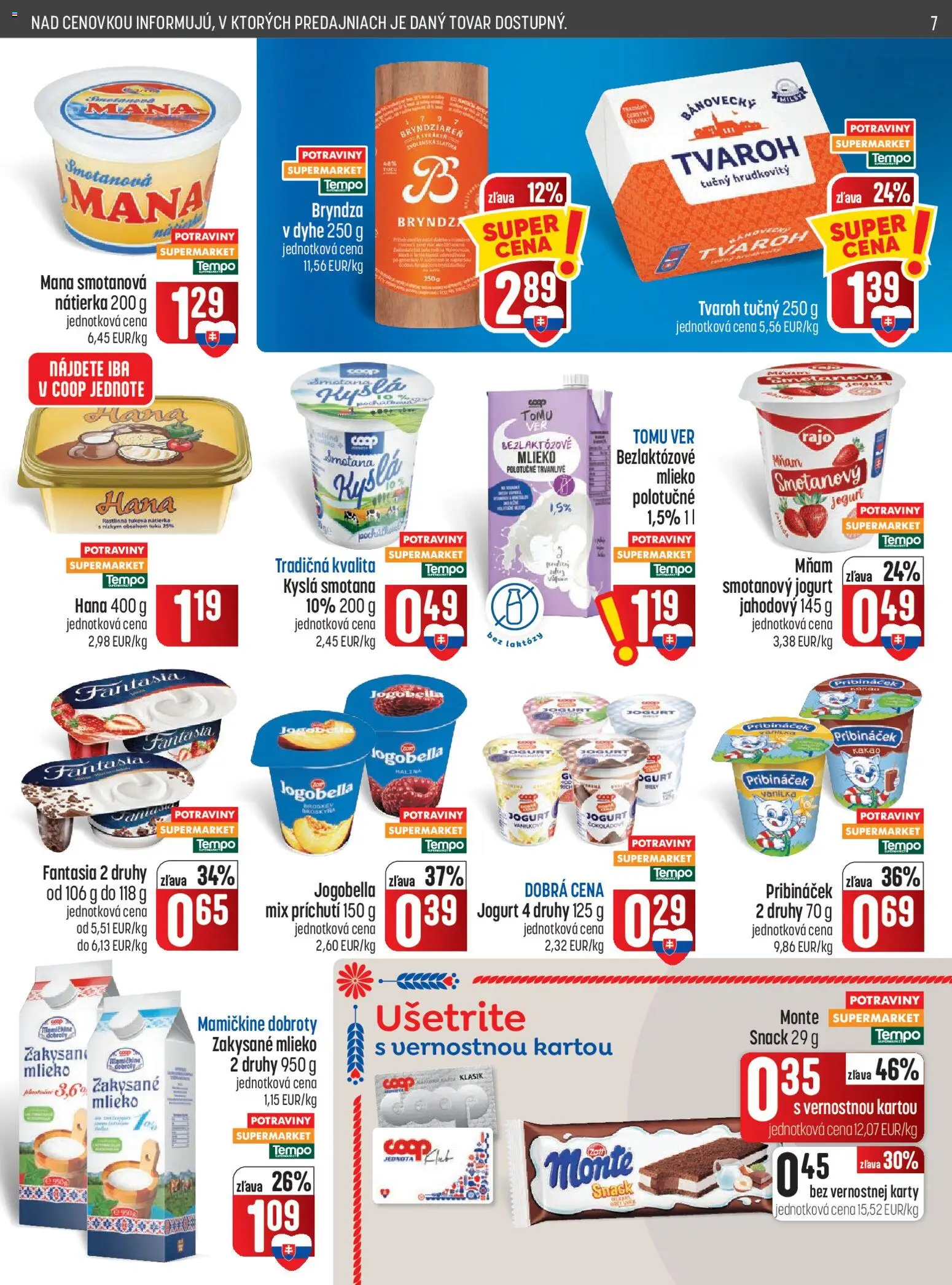 Nové COOP Jednota akcie – leták je platný od 01.10.2026 | Strana: 7