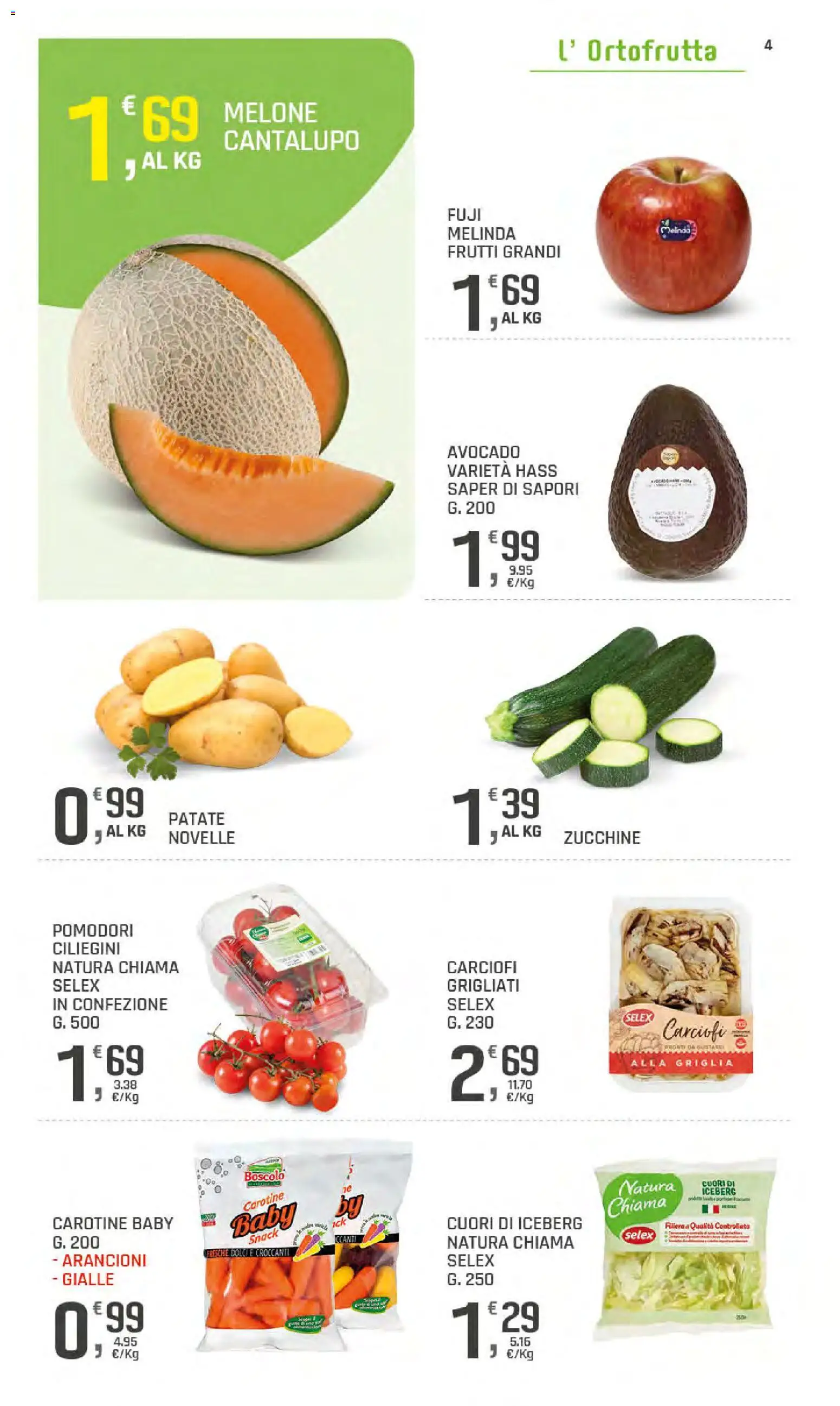 Volantino DOK del 11.06.2026 | Pagina: 4 | Prodotti: Patate, Carciofi, Zucchine, Griglia