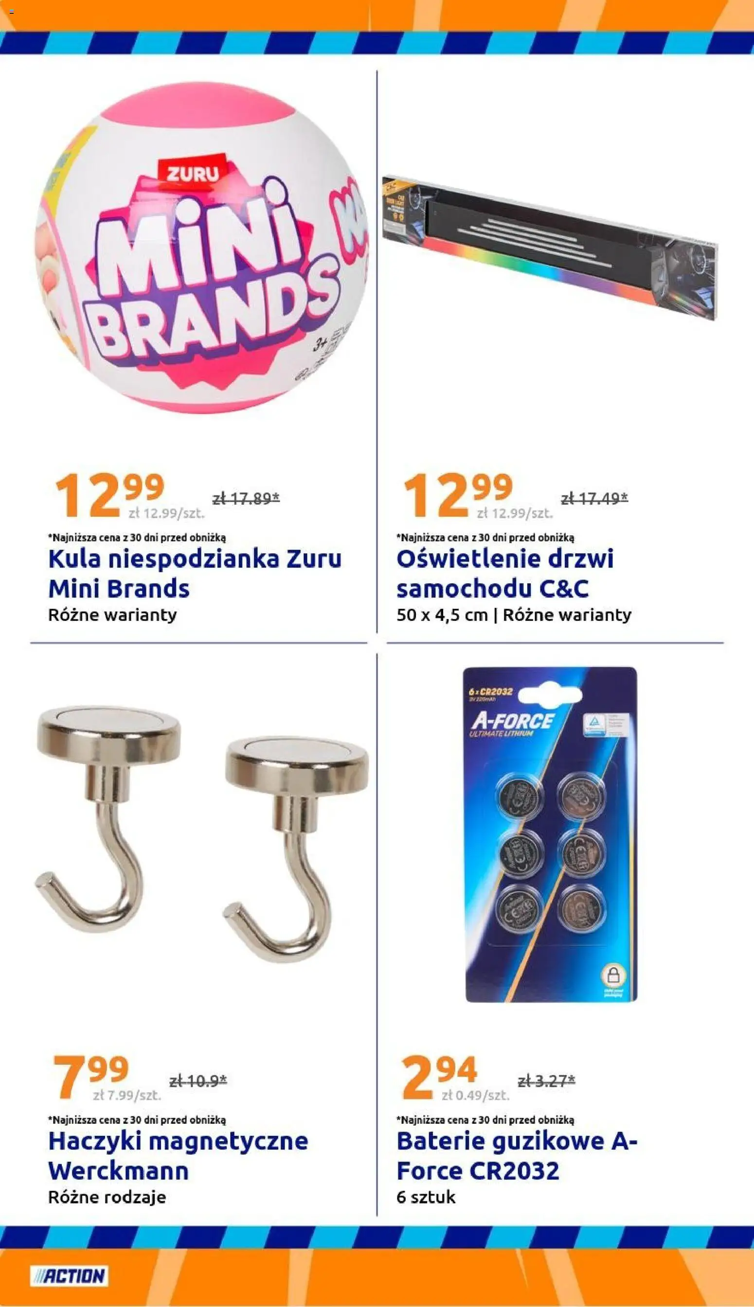 Action gazetka od 02.09.2026 | Strona: 26 | Produkty: Cr2032, Baterie, Oświetlenie, Drzwi