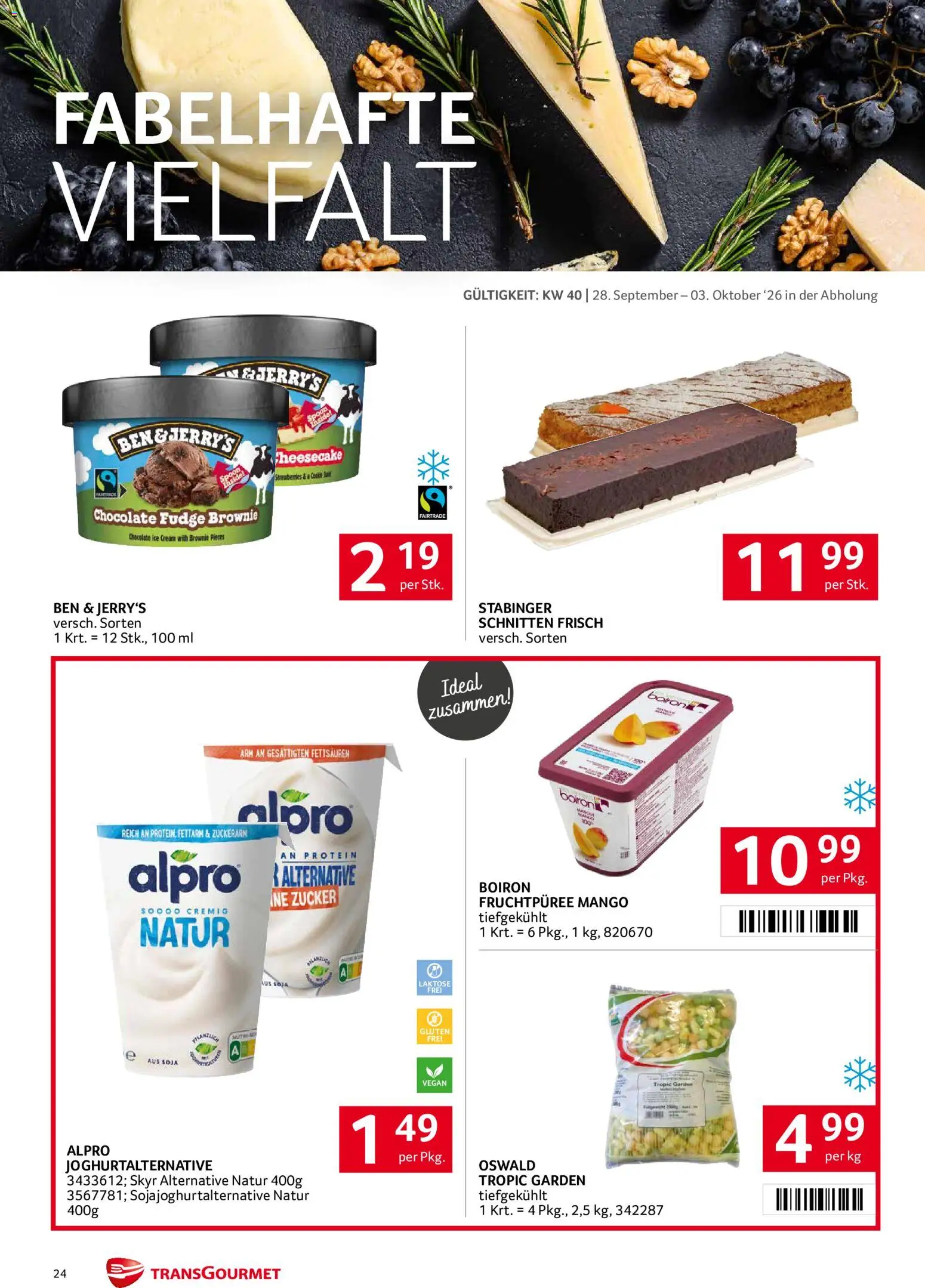 Transgourmet Flugblatt gültig ab 28.09.2026 | Seite: 24