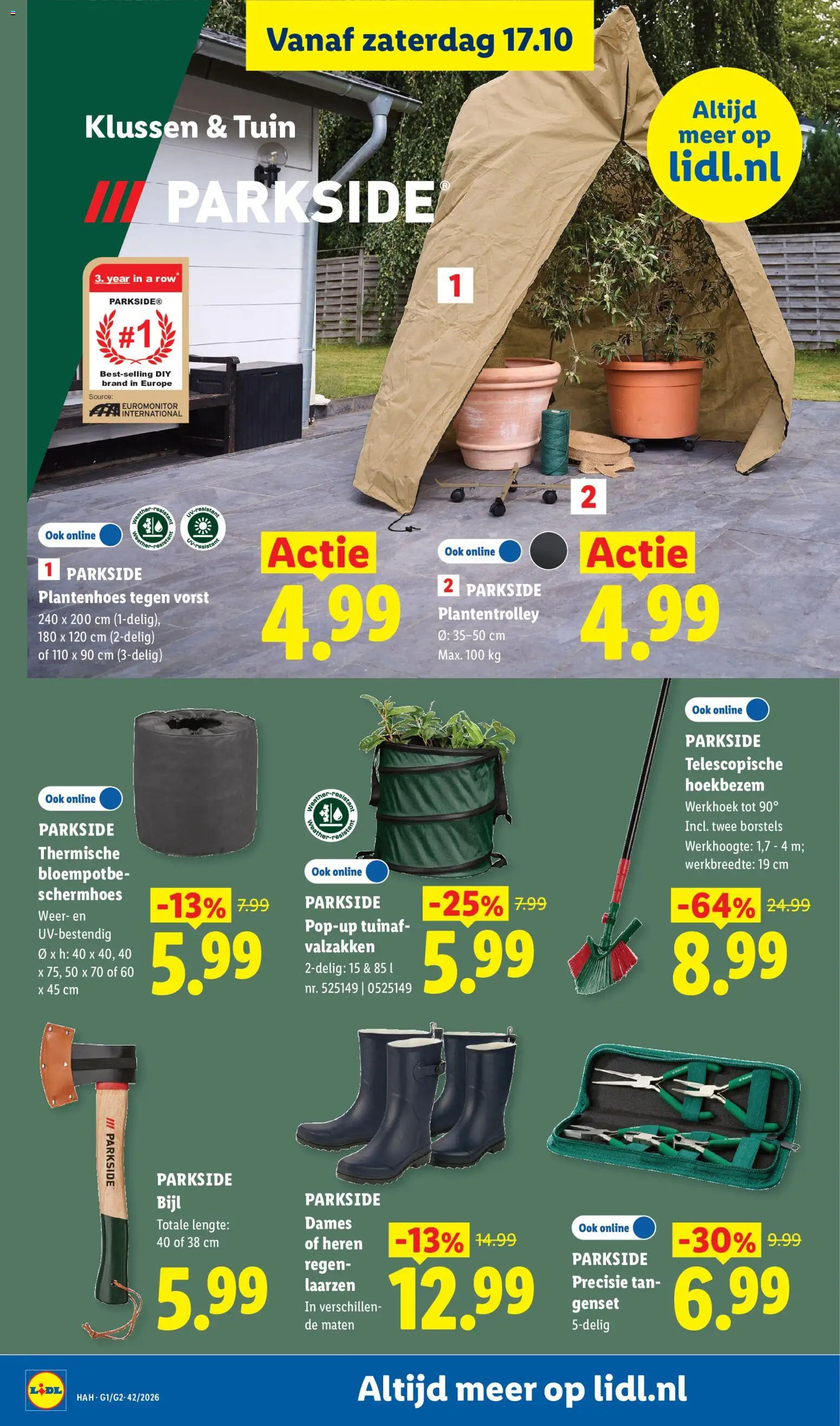 {H1} | Pagina: 44 | Producten: Laarzen, Pot, Trolley, Borstels