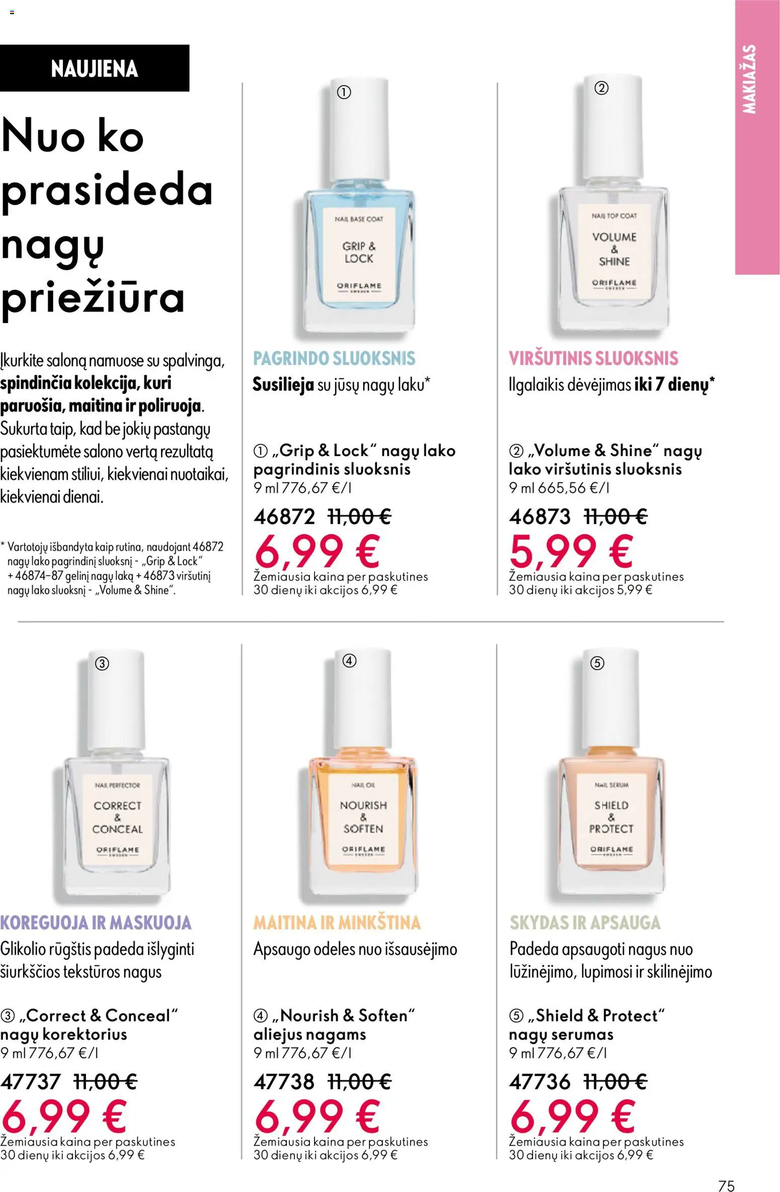 Oriflame akcijos nuo 13.05.2026 | Puslapis: 75 | Prekių: Makiažas, Aliejus