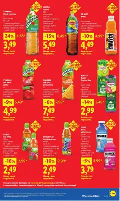 Pogląd oferty "TYMBARK Sok 100% jabłko, 1 L" - ważna od 30.07.2026 | Strona: 37