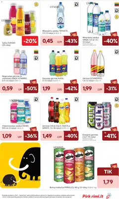 Rimi leidinys galioja nuo 12.05.2026 | Puslapis: 27 | Prekių: Energinis gėrimas, Sultys, Traškučiai, Mineralinis vanduo