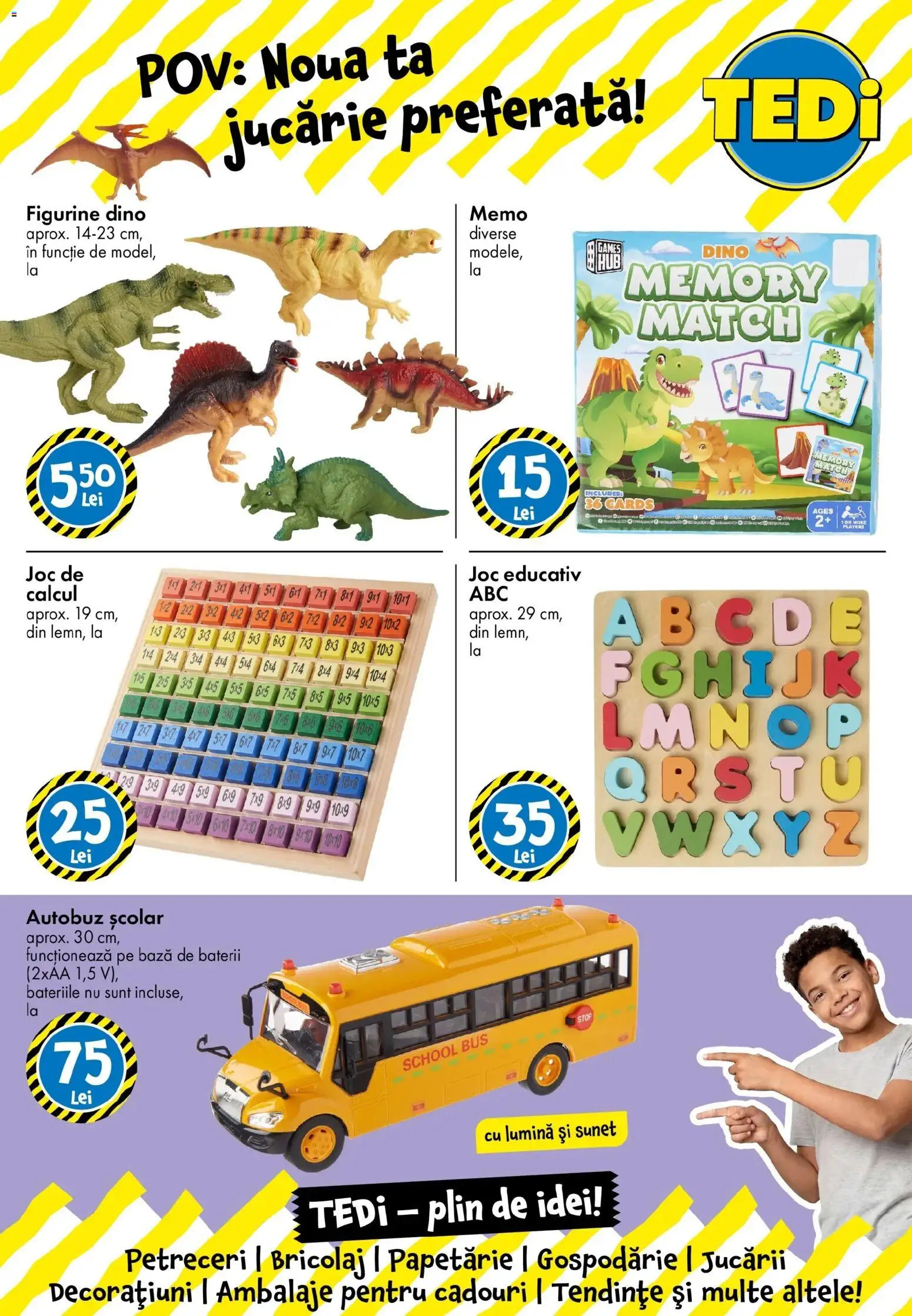 TEDi Catalog - Oferta 14.08.2026 - 23.08.2026 | Pagină: 15 | Produse: Lumină, Joc, Baterii