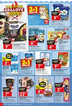 Pogląd oferty "Twój Market gazetka" - ważna od 28.04.2026 | Strona: 10 | Produkty: Grill, Jogurt naturalny, Jogurt, Mozzarella