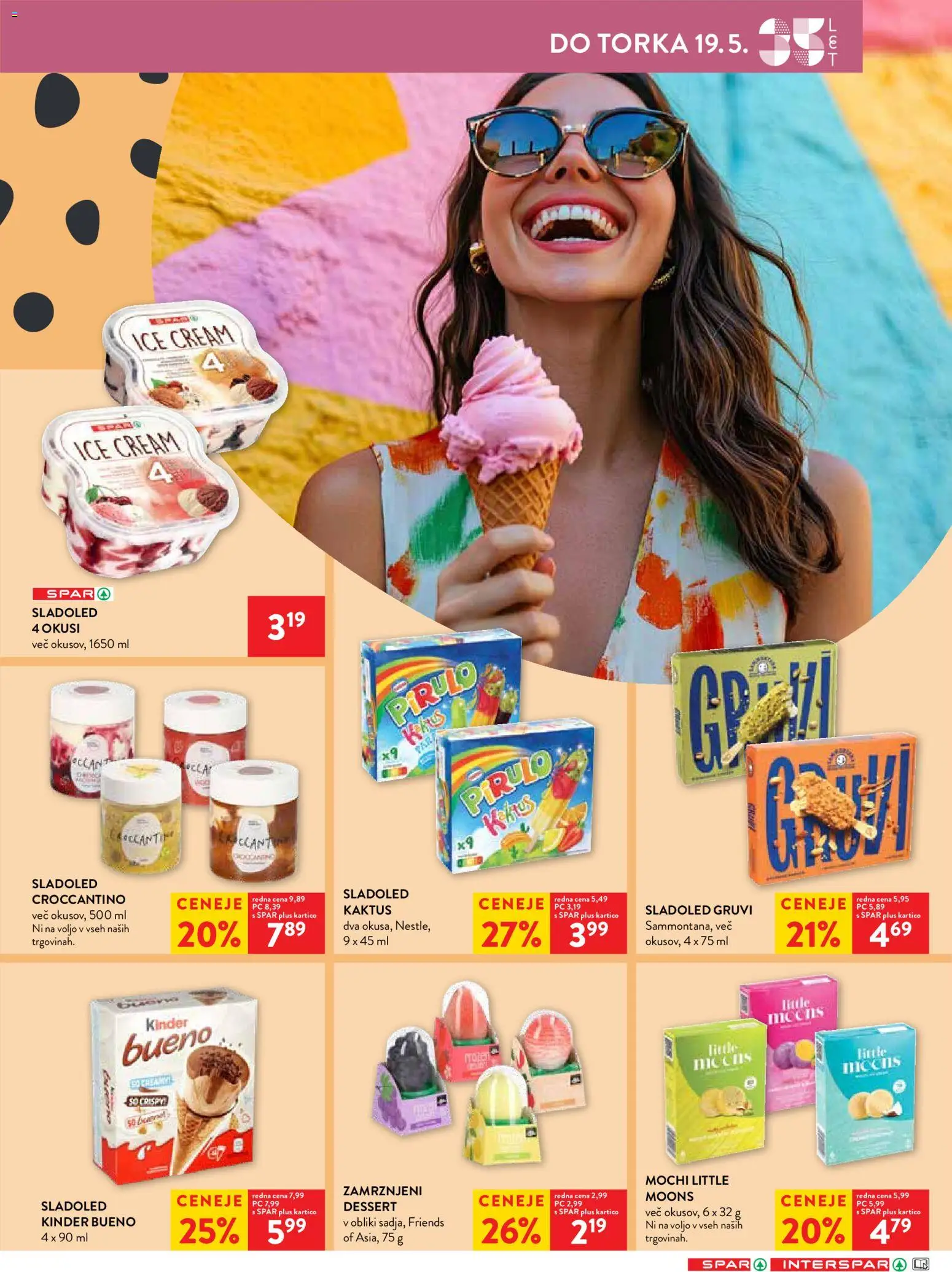 Novi Spar katalog ponudbe – veljaven od 13.05.2026 | Stran: 7 | Izdelki: Sladoled