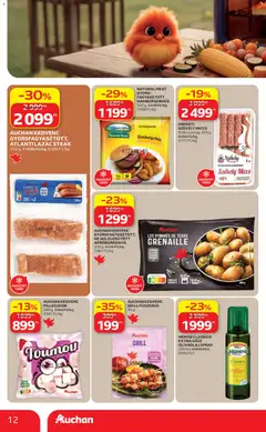 Auchan akciós újság - amely érvényes a következő dátumtól: 30.04.2026 | Oldal: 12 | Termékek: Grill, Pillecukor