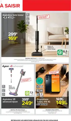 Carrefour - Prévisualisation de Carrefour catalogue valide à partir de 12.05.2026 | Page: 94 | Produits: Appareil photo, Poids, Aspirateur, Aspirateur balai