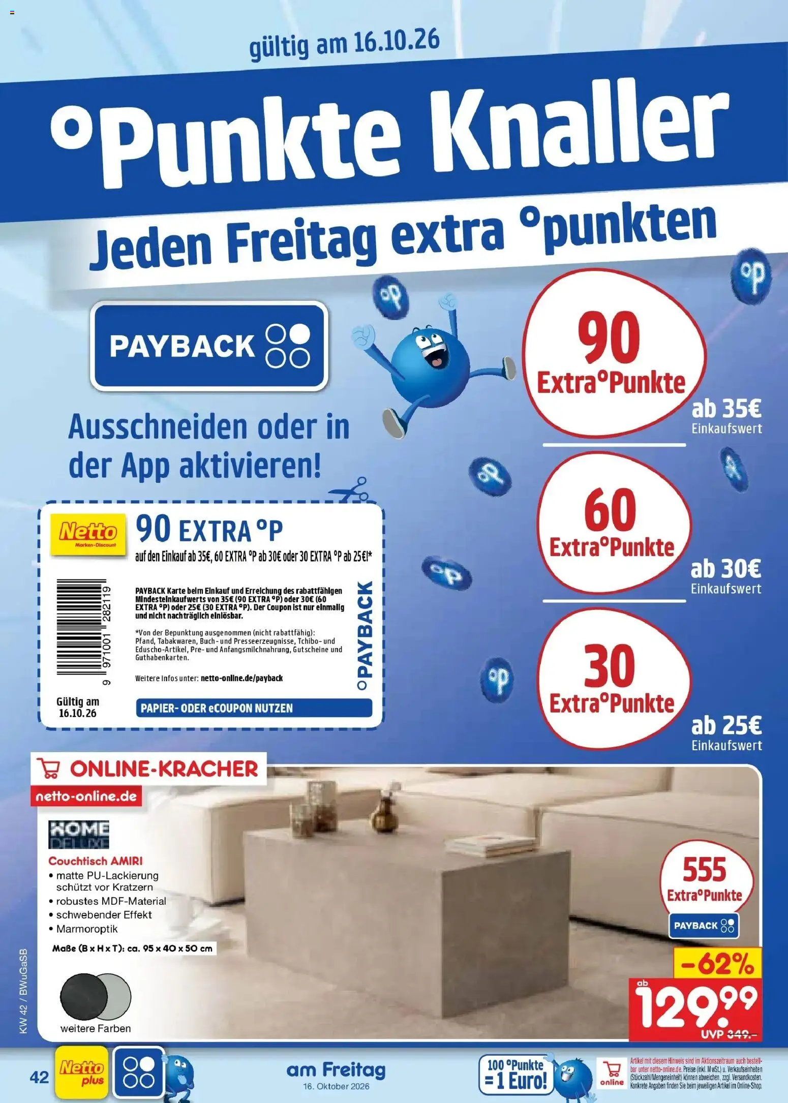 Netto Marken-Discount Prospekt Oldenburg (ab 12.10.2026) » Angebote | Seite: 58 | Produkte: Couchtisch