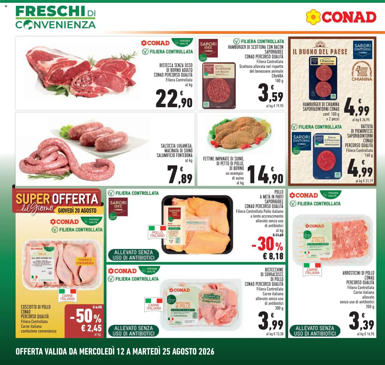 Volantino Conad del 12/08/2026 | Pagina: 2