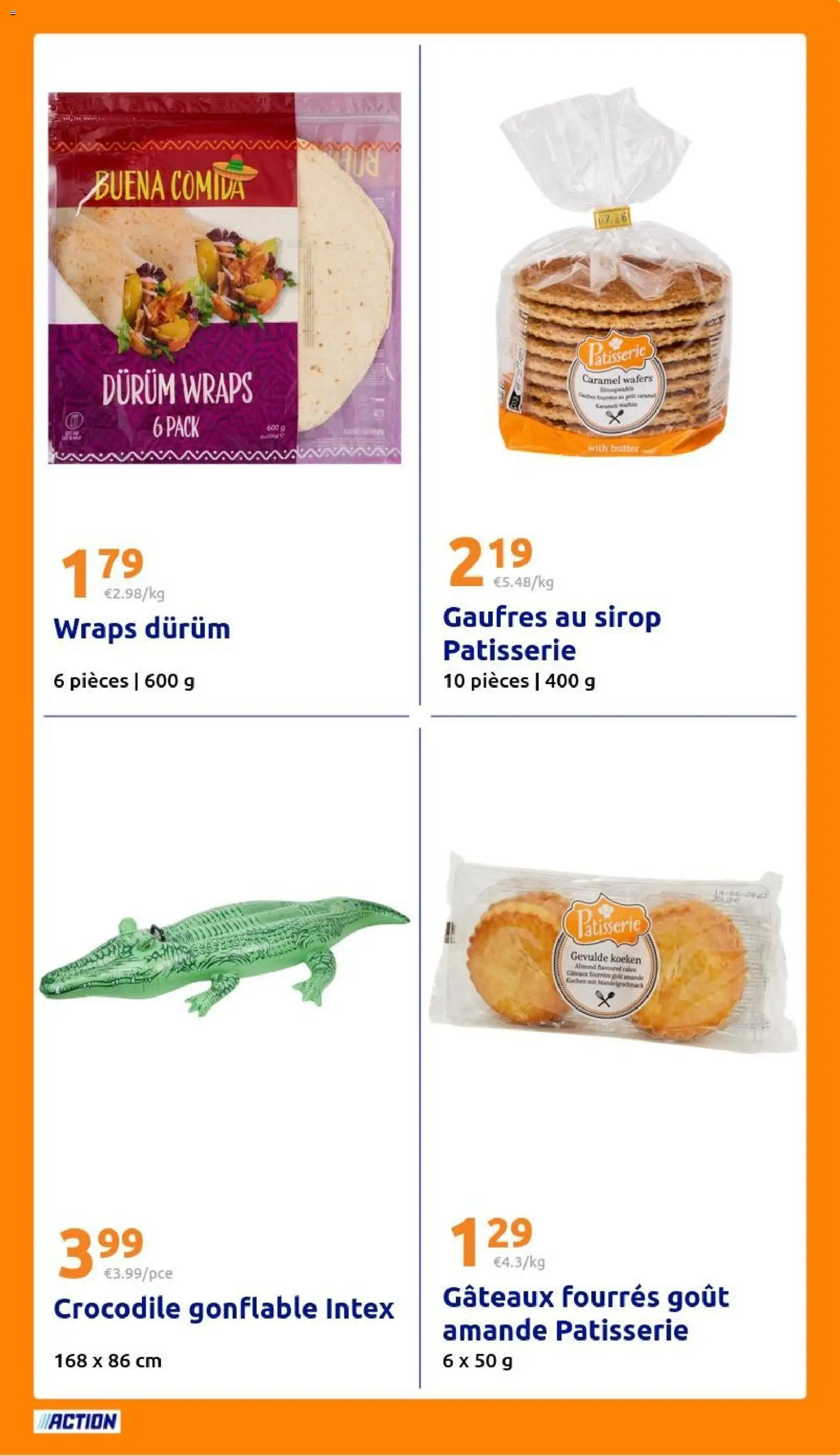{H1} | Page: 23 | Produits: Amande, Gaufres