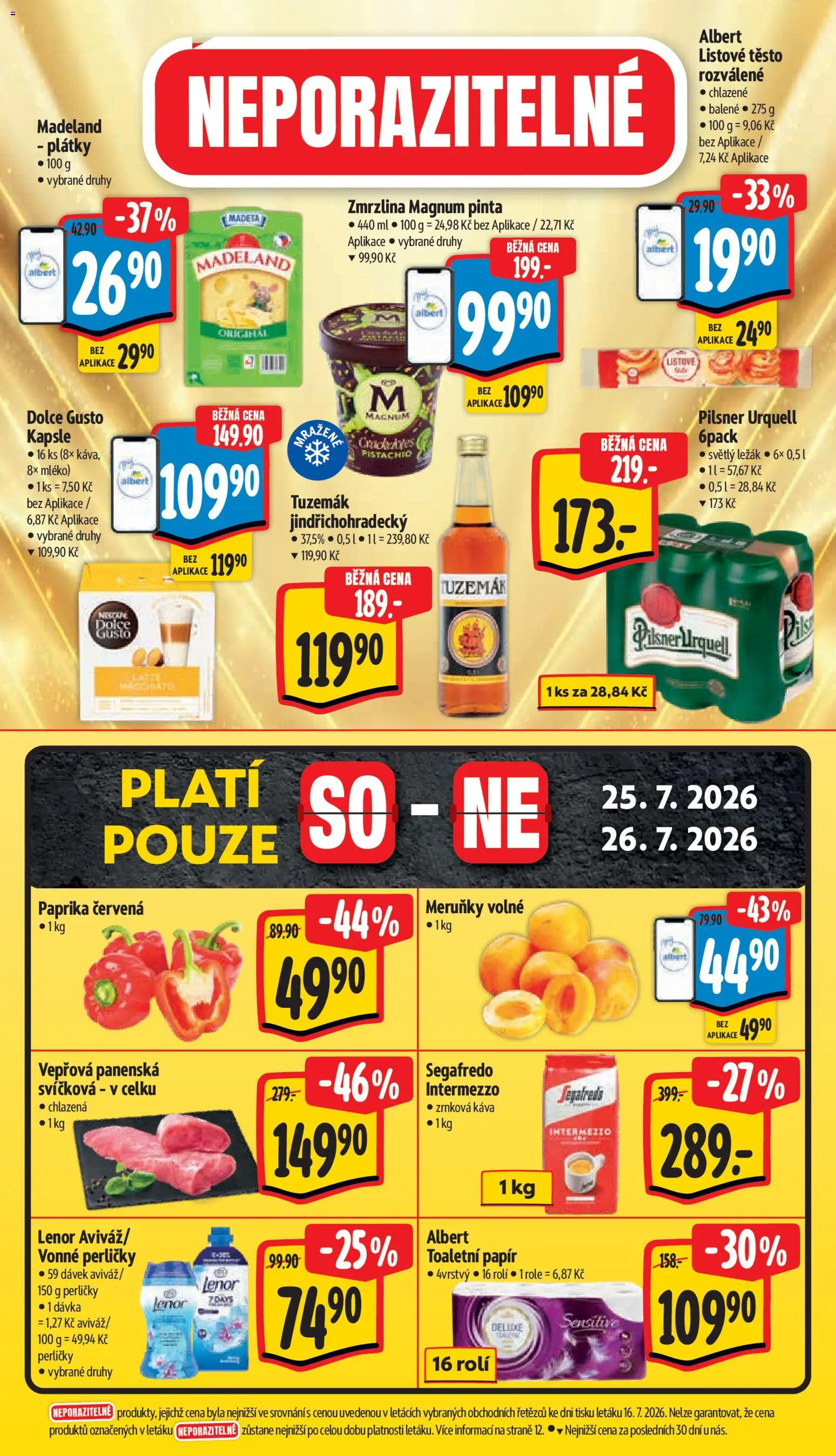 Albert leták - Supermarket - Ostrava od 22.07.2026 | Strana: 47 | Produkty: Rum, Toaletní papír, Tuzemák, Intermezzo Segafredo