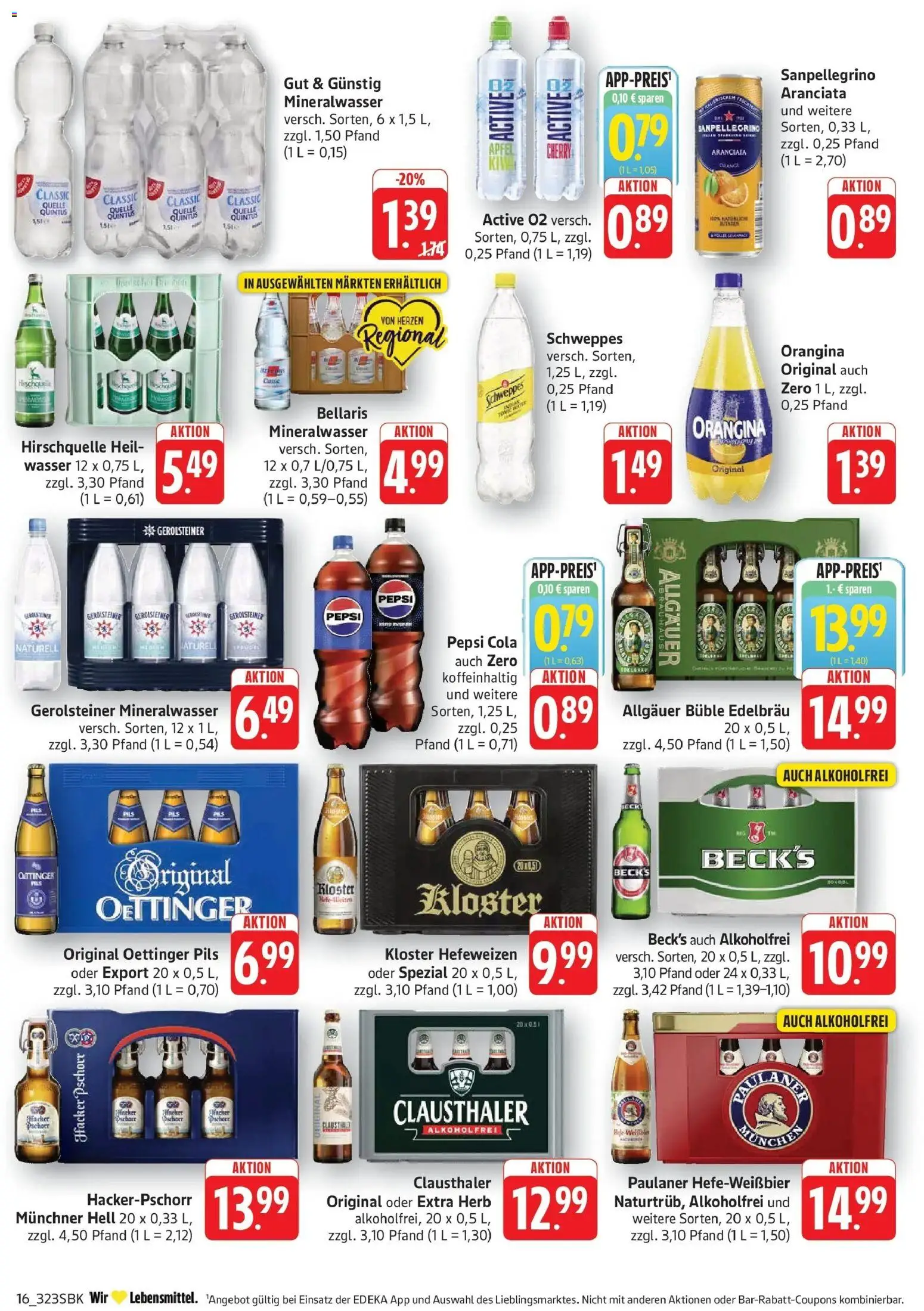 Edeka Prospekt Bad Bergzabern (ab 05.10.2026) » Angebote Online | Seite: 18 | Produkte: Cola, Pils, Wasser, Pepsi