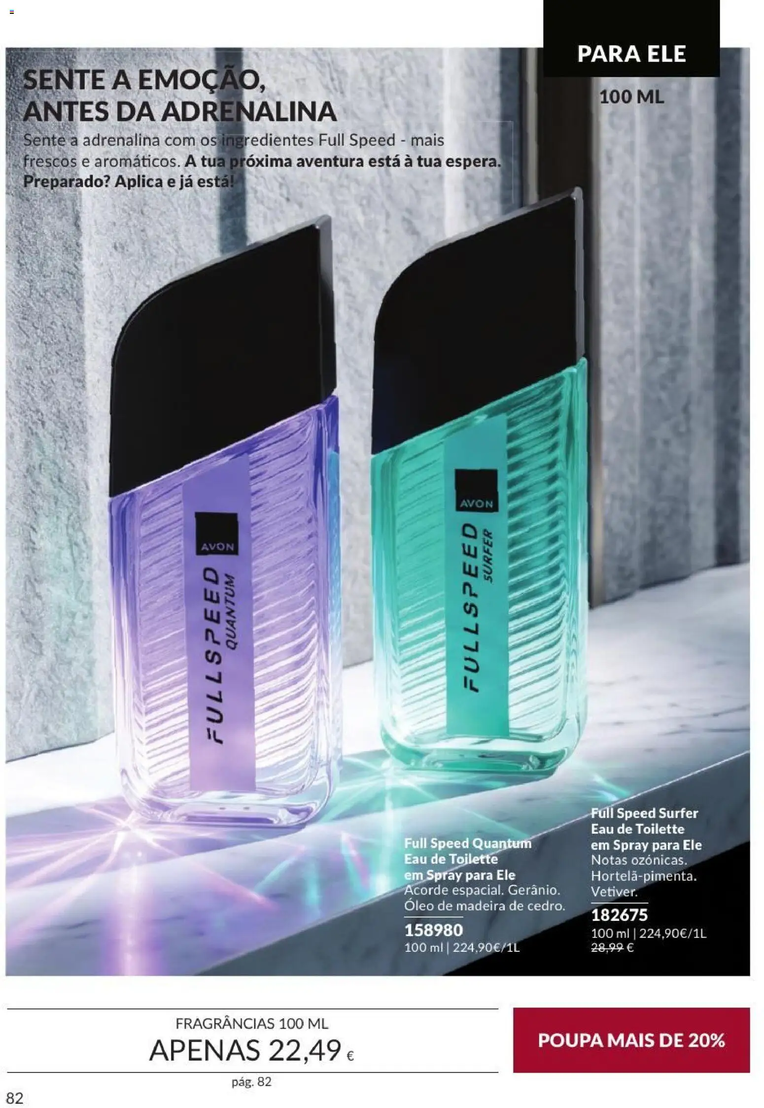 Catálogo Avon Campanha 9 │ válido de 01/09/2026 | Página: 82 | Produtos: Eau de toilette, Ingredientes, Óleo