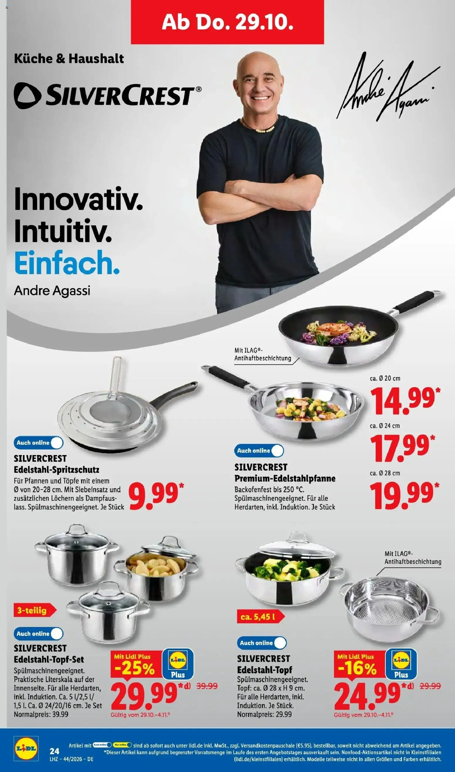 Lidl Prospekt Künzell (ab 26.10.2026) zum Blättern » Angebote | Seite: 44 | Produkte: Küche