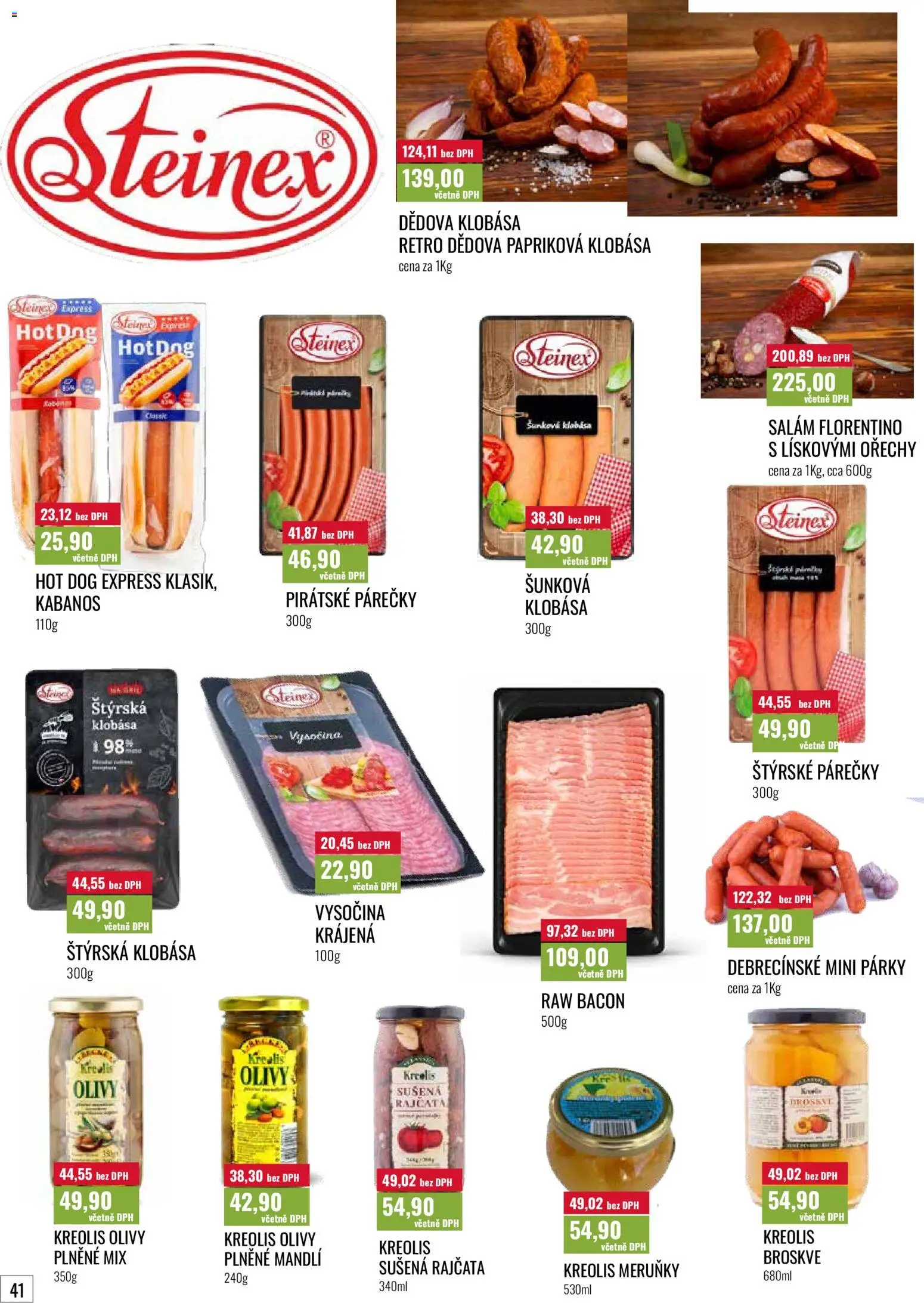 Ratio leták od 01.05.2026 | Strana: 42 | Produkty: Ořechy, Hot dog, Kabanos, Vysočina