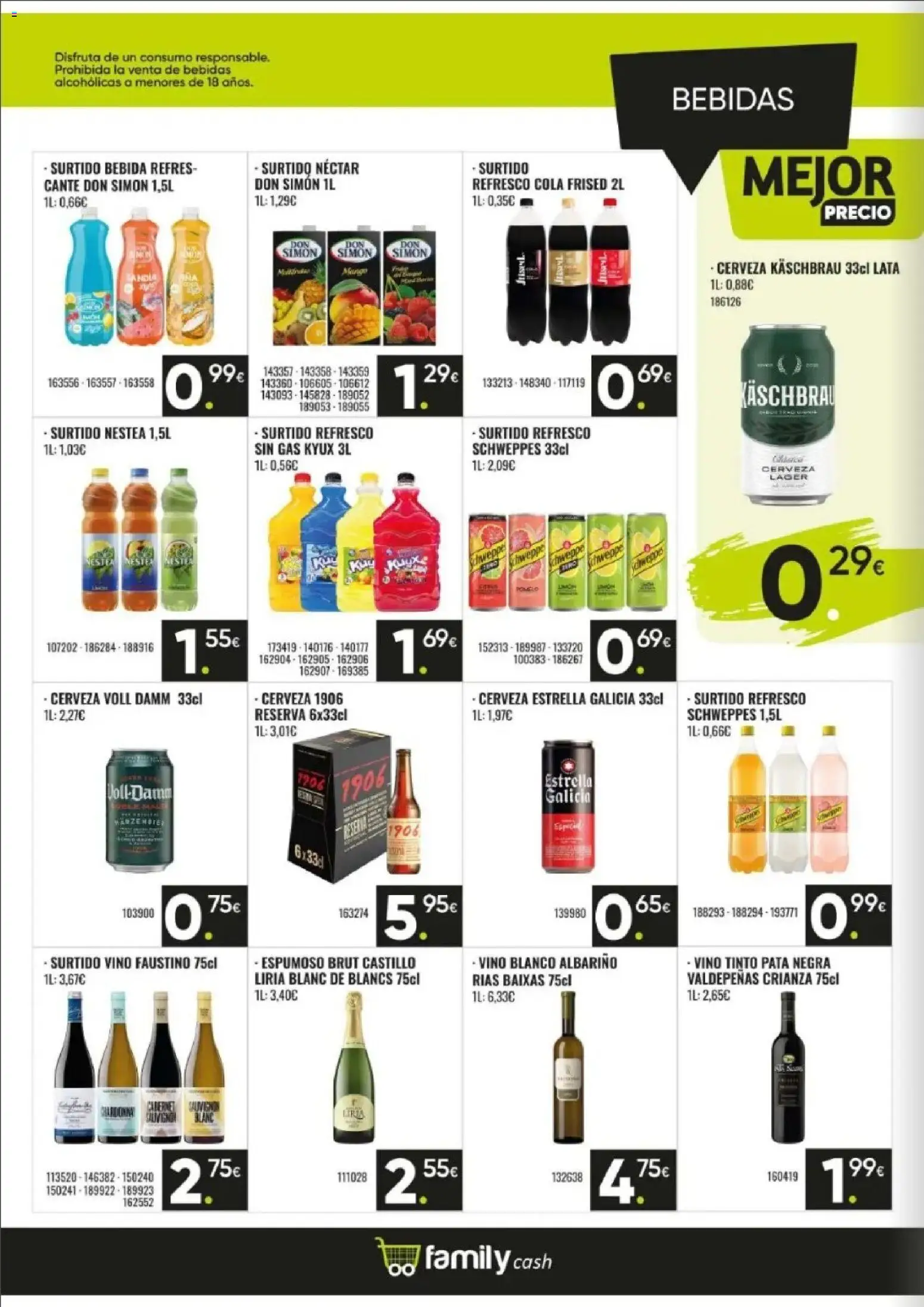 Family Cash folleto │ válido desde el 11.05.2026 | Página: 11 | Productos: Vino, Cerveza, Néctar