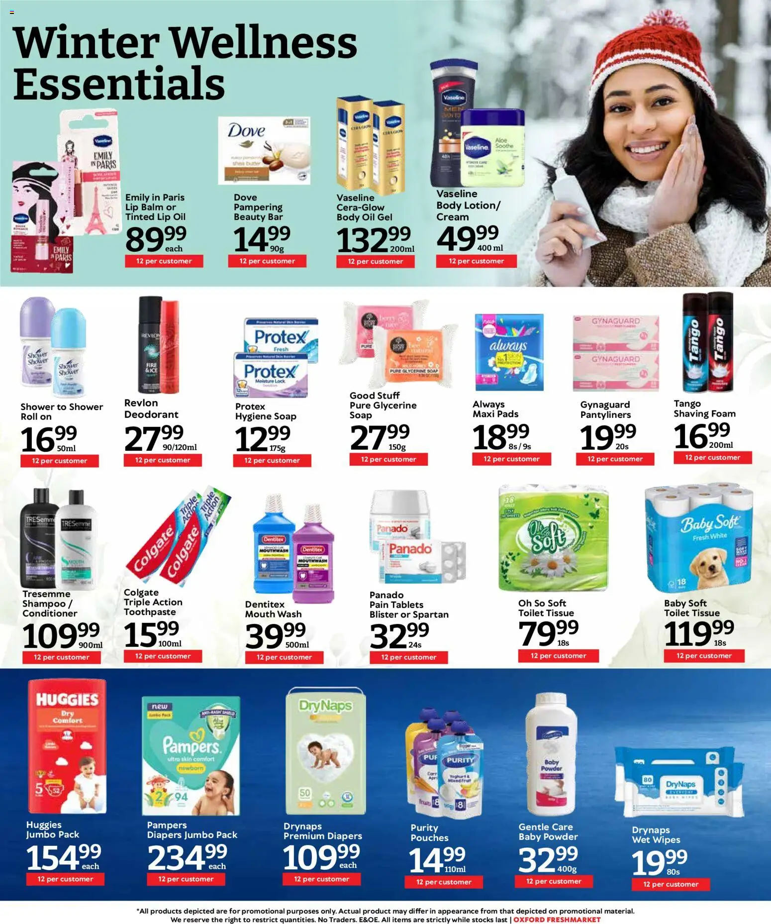 New Oxford Freshmarket catalogue – valid from 10.06.2026 | Page: 14 | Products: Toilet, Pads, Soap, Mouth wash
