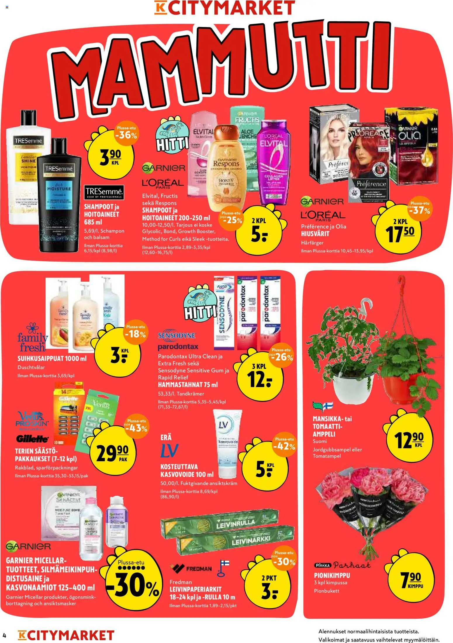 K-Citymarket tarjoukset – voimassa 21.05.2026 alkaen | Sivu: 4 | Tuotteet: Kasvovoide