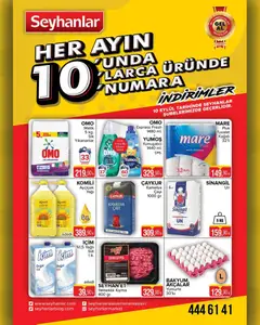 10 Eylül 2026 tarihinden itibaren geçerli olan Seyhanlar Market kataloğu önizlemesi
