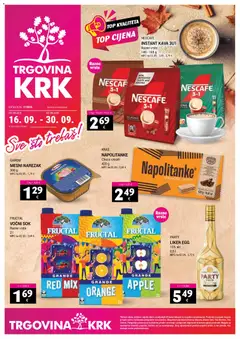 Trgovina Krk Katalog - Pregled kataloga iz trgovine Trgovina Krk, vrijedi od 16.09.2026